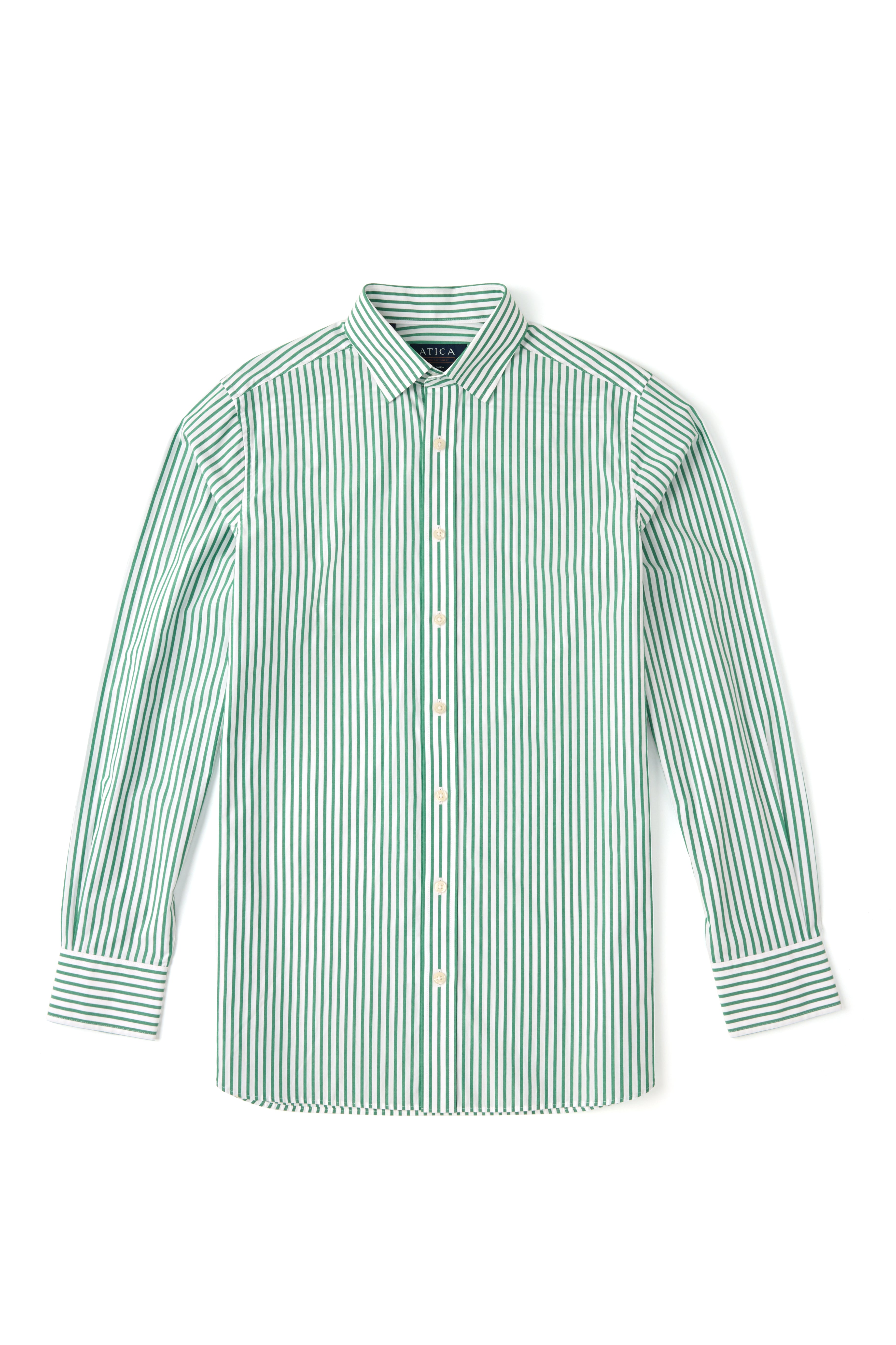 Everyday Green Bengal Stripe Shirt - Atica Man