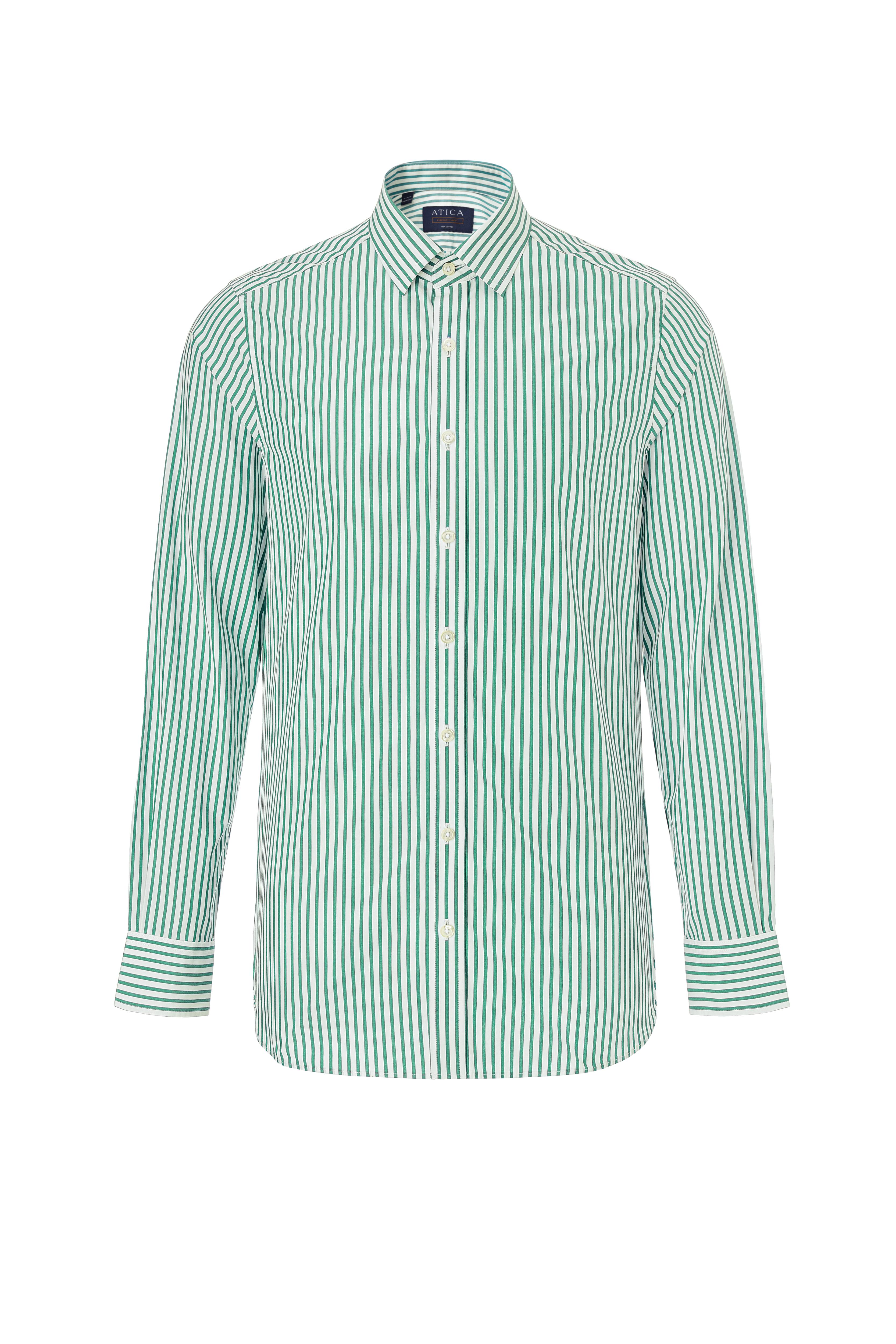 Everyday Green Bengal Stripe Shirt - Atica Man