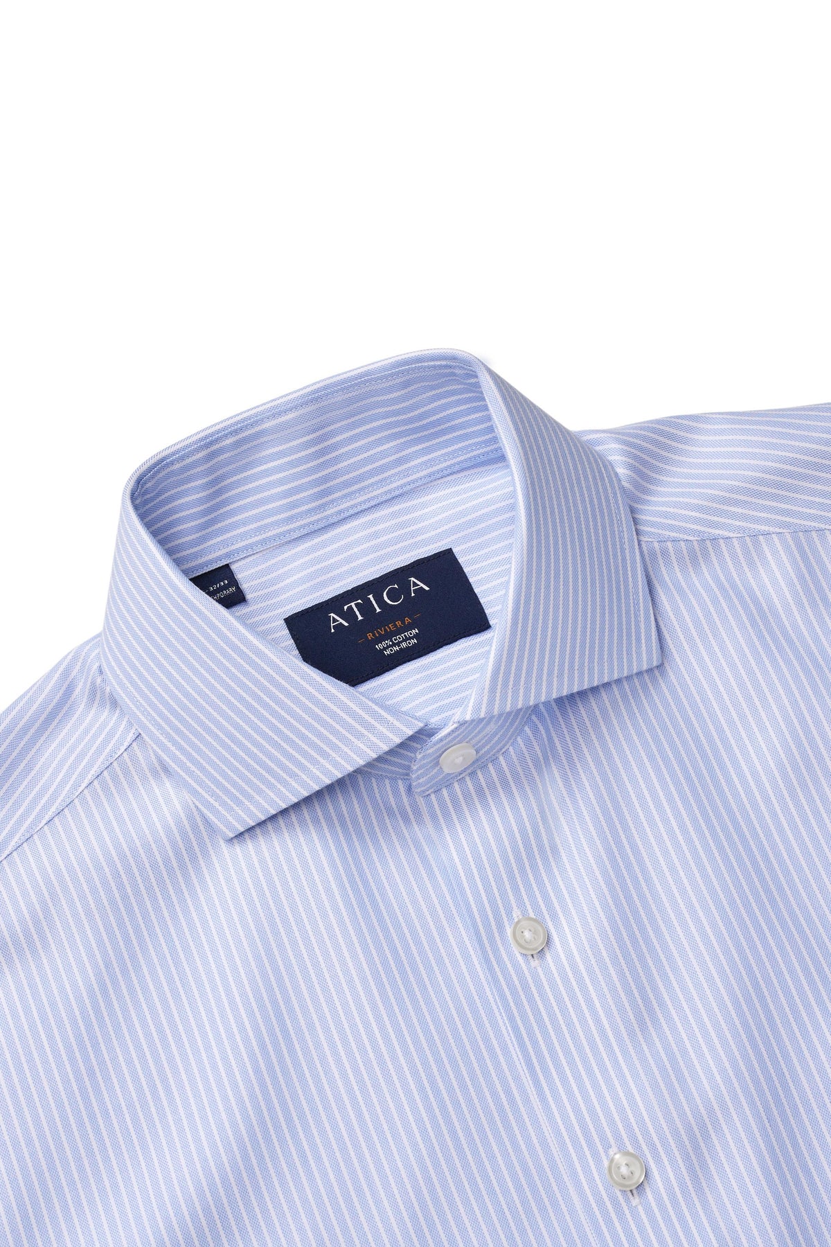 Riviera White Stripe Shirt - Atica Man