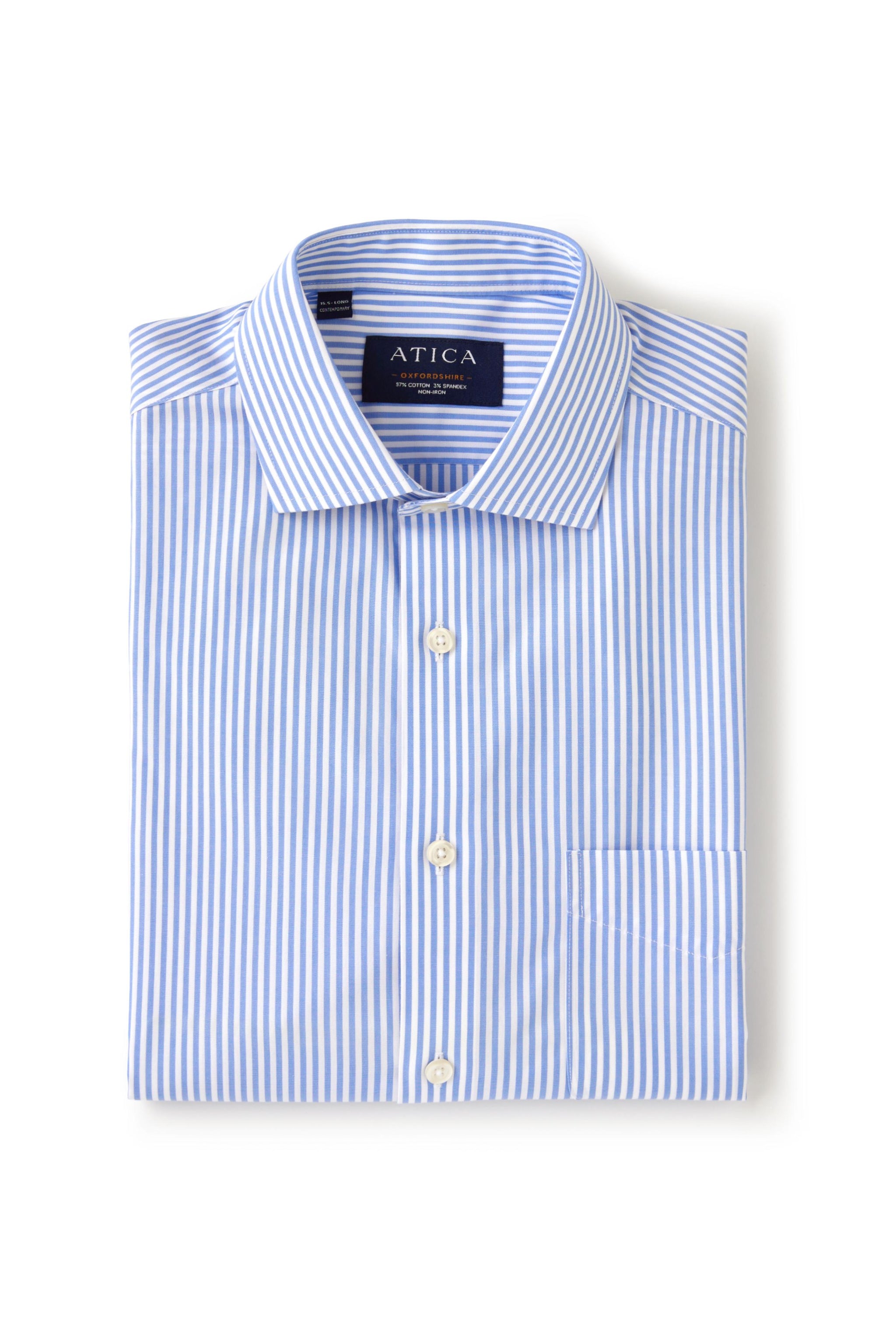 Button-Down Non-Iron Oxford Stripe Shirt