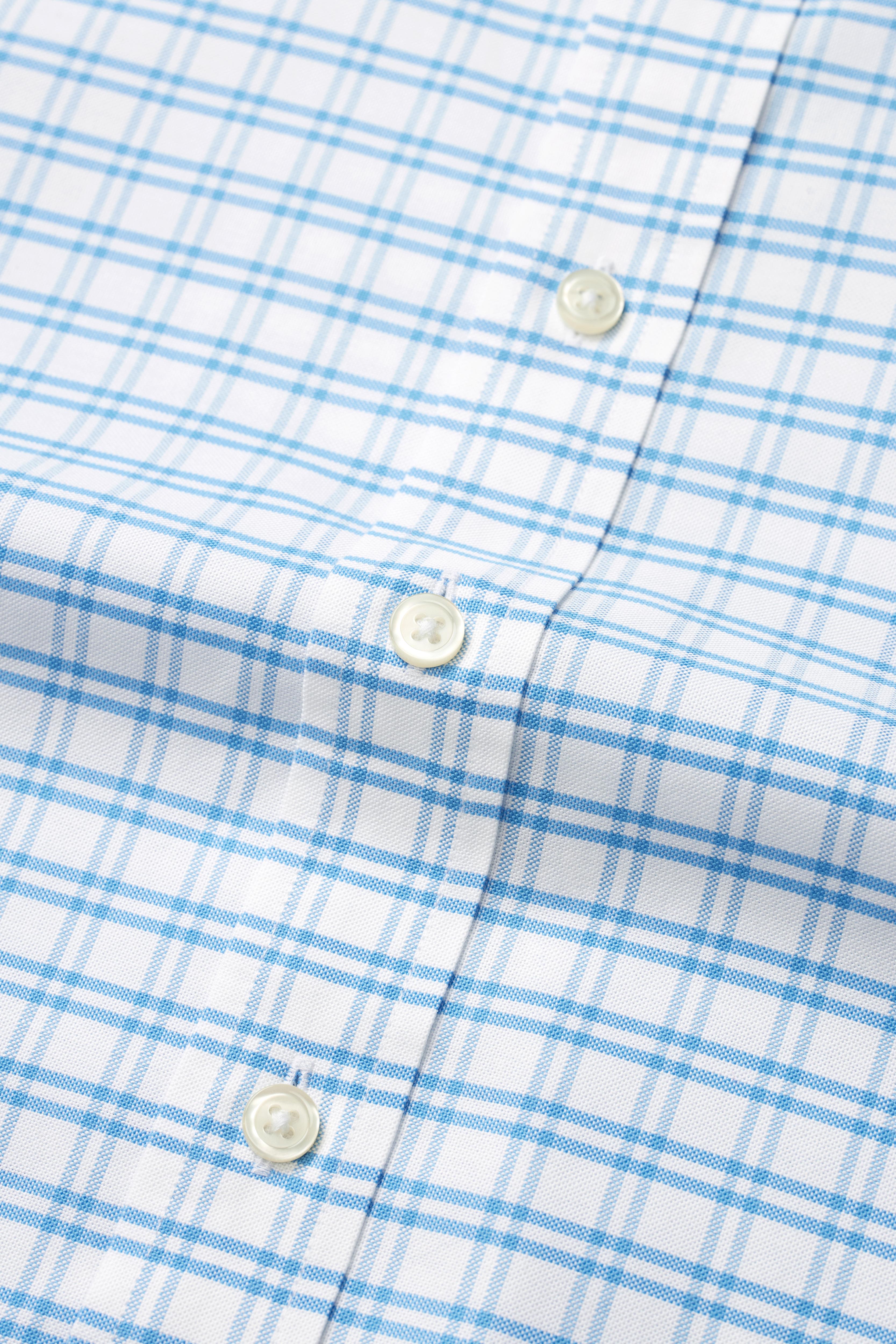 EVERYDAY Light Blue Grid Shirt - Atica Man