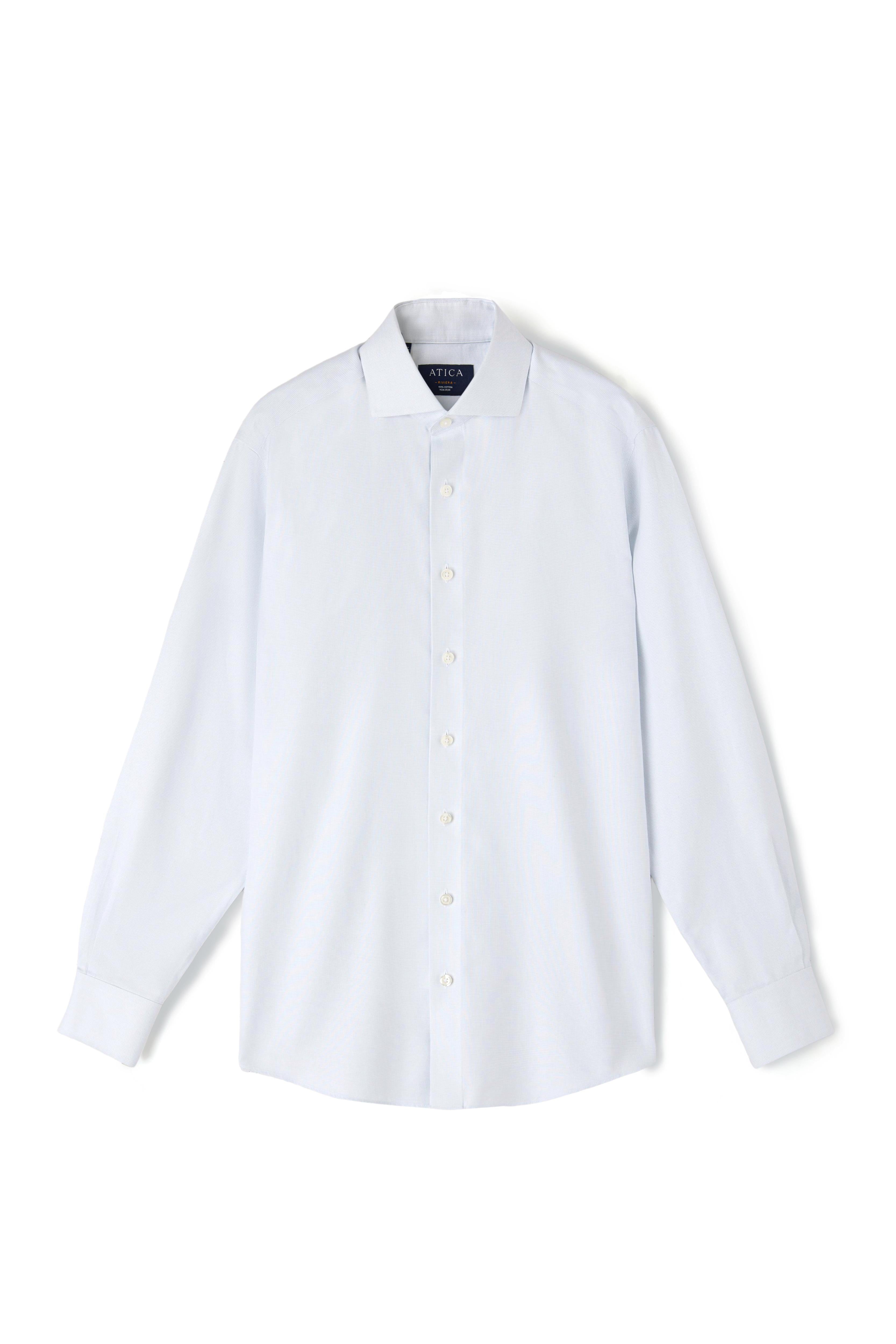 Riviera Light Grey Tonal Shirt - Atica Man