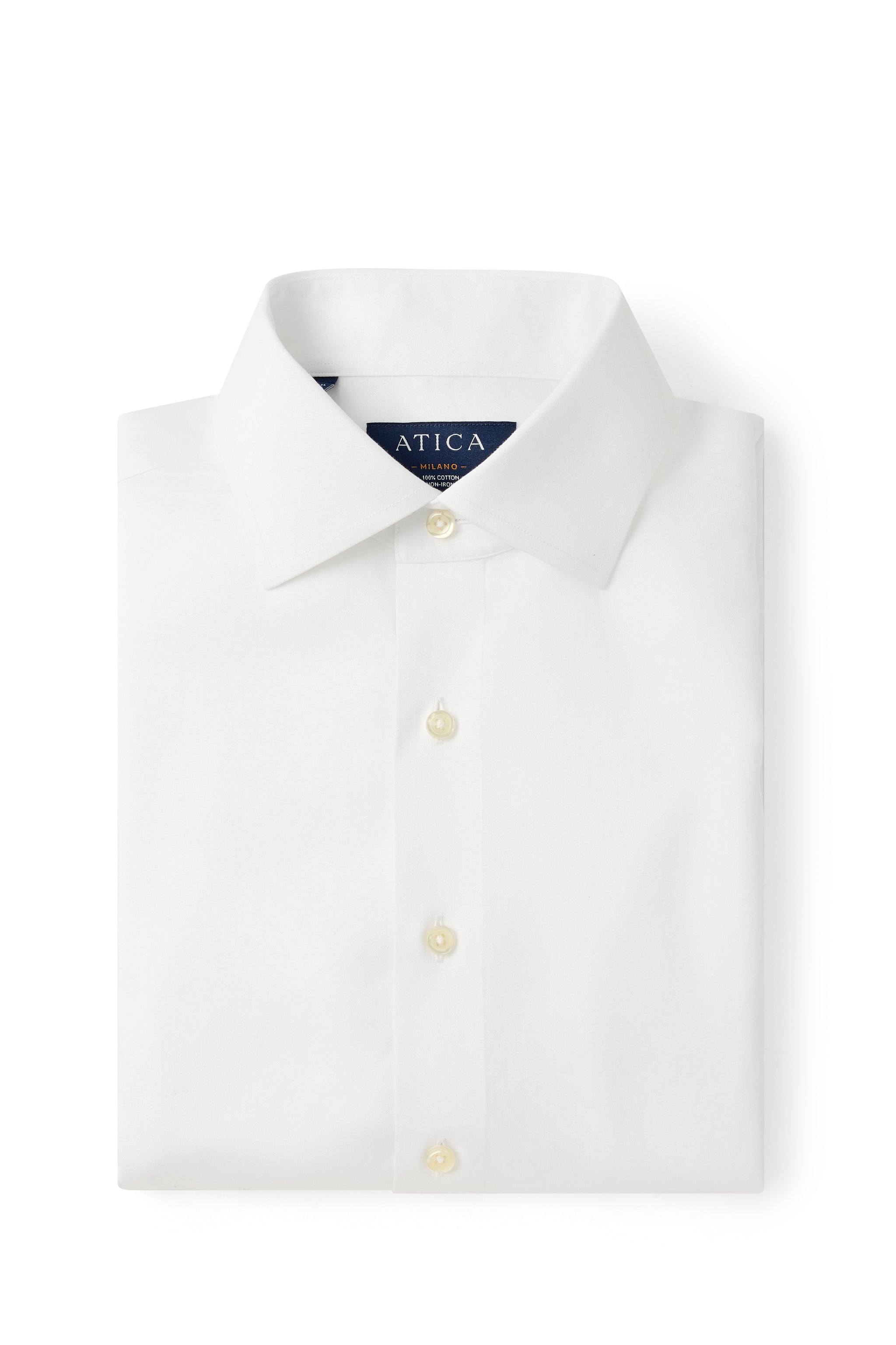 Milano White Shirt Contemporary (Slim) / 16 / Long (34-35) Milano White Shirt Contemporary (Slim) / 16 / Long (34-35)