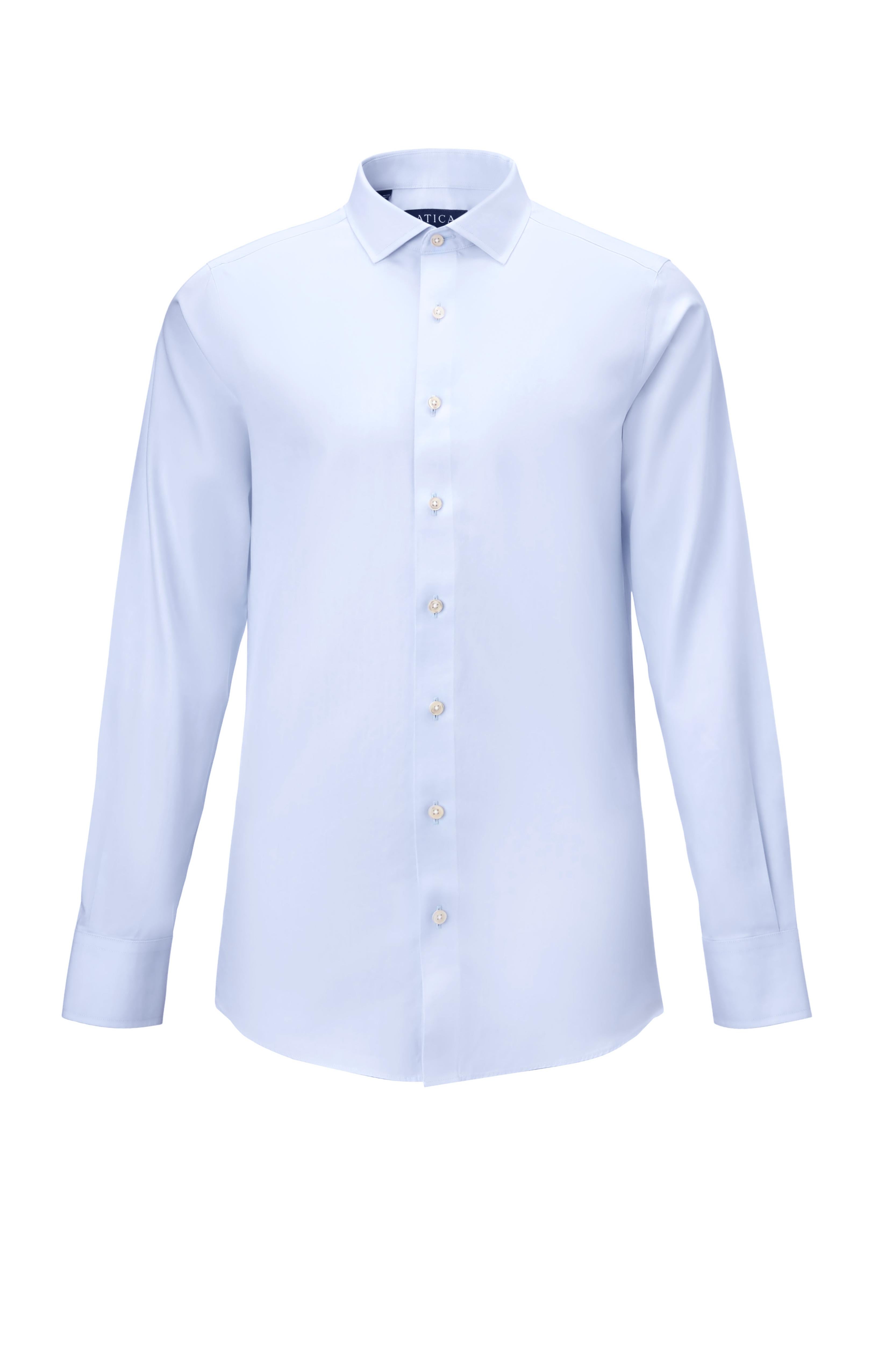 Boston Light Blue Pinpoint Shirt - Atica Man