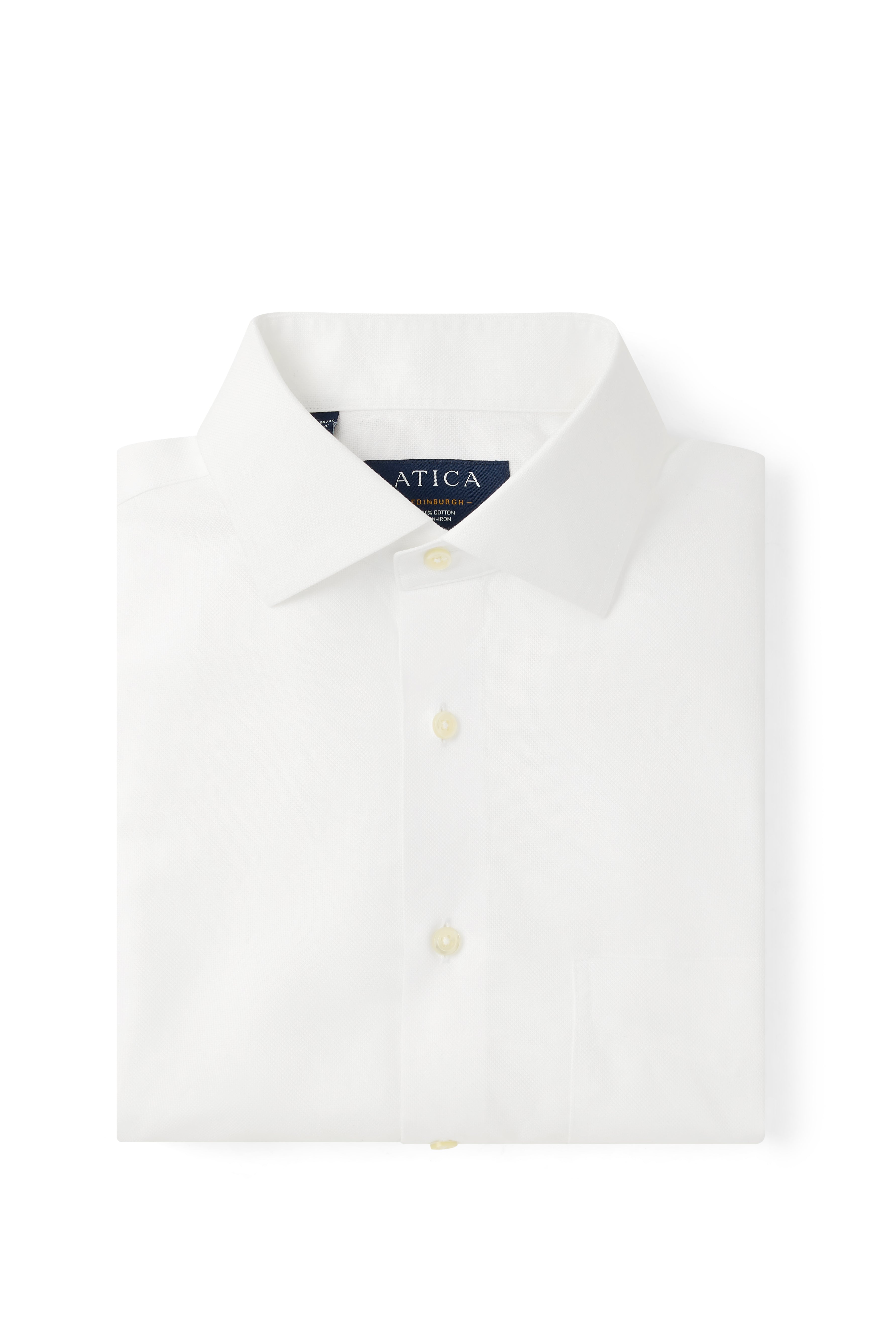 Edinburgh Cufflink White Shirt
