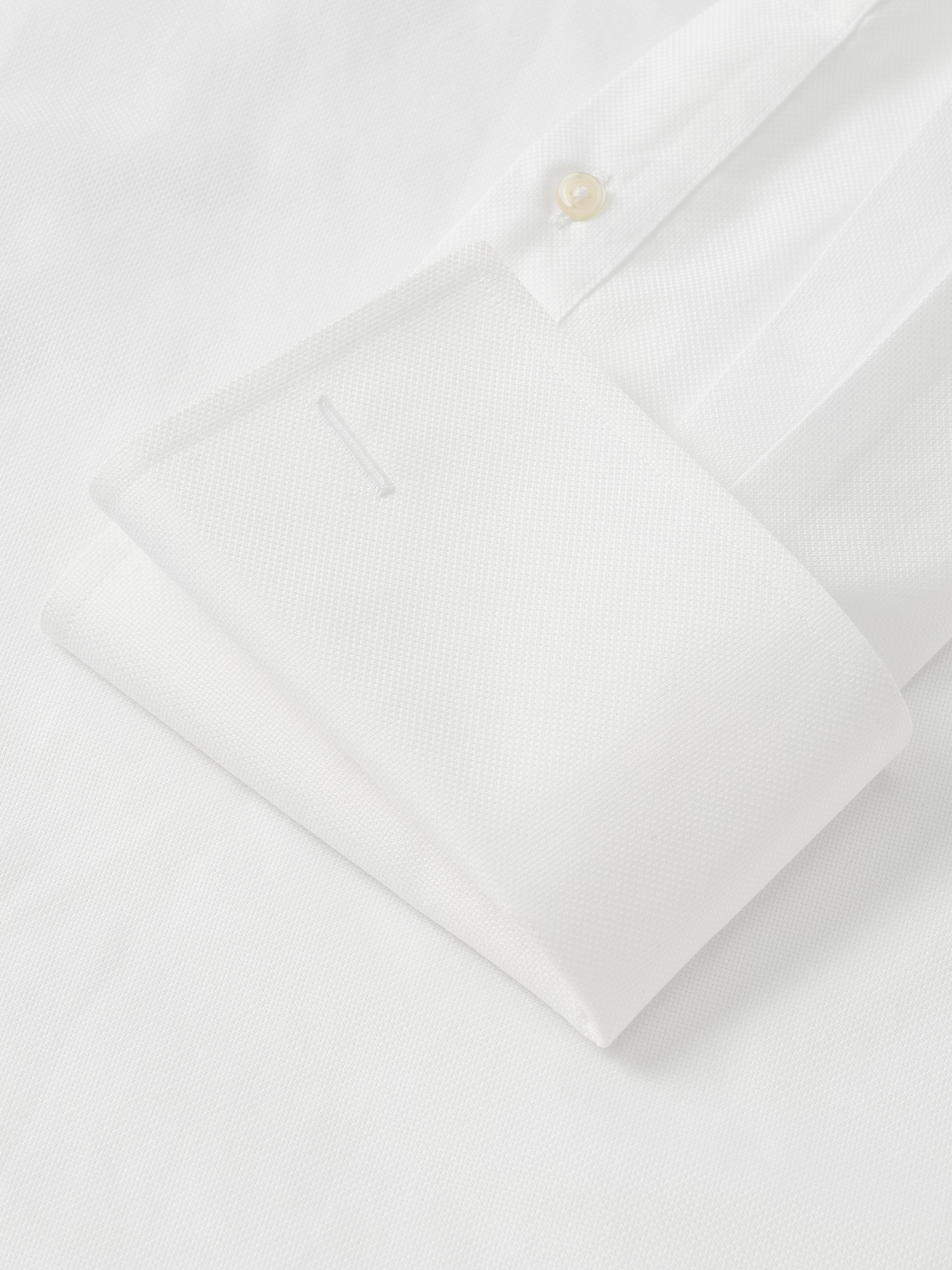 Edinburgh Cufflink White Shirt