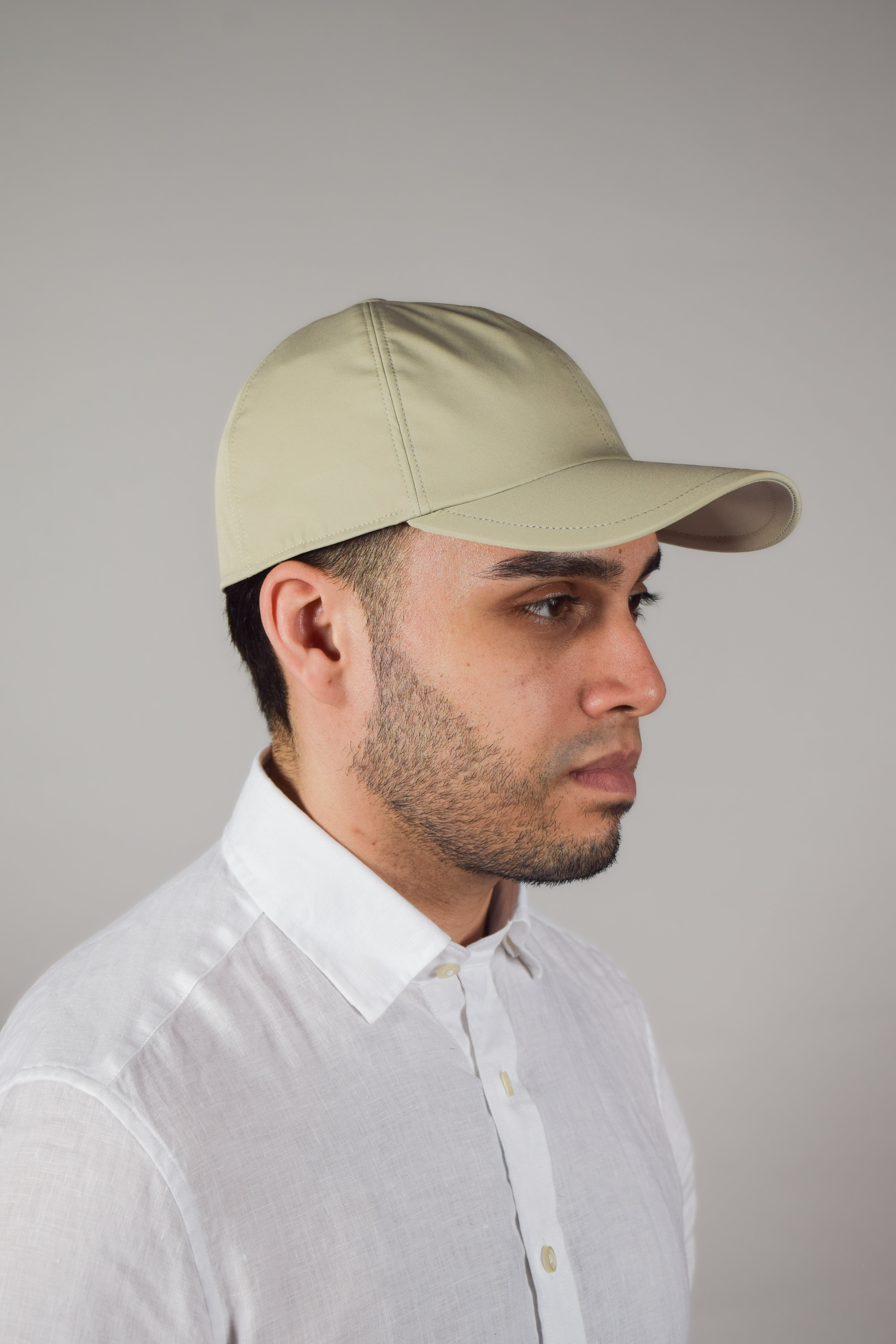 Rainproof Baseball Cap - Beige - Atica Man