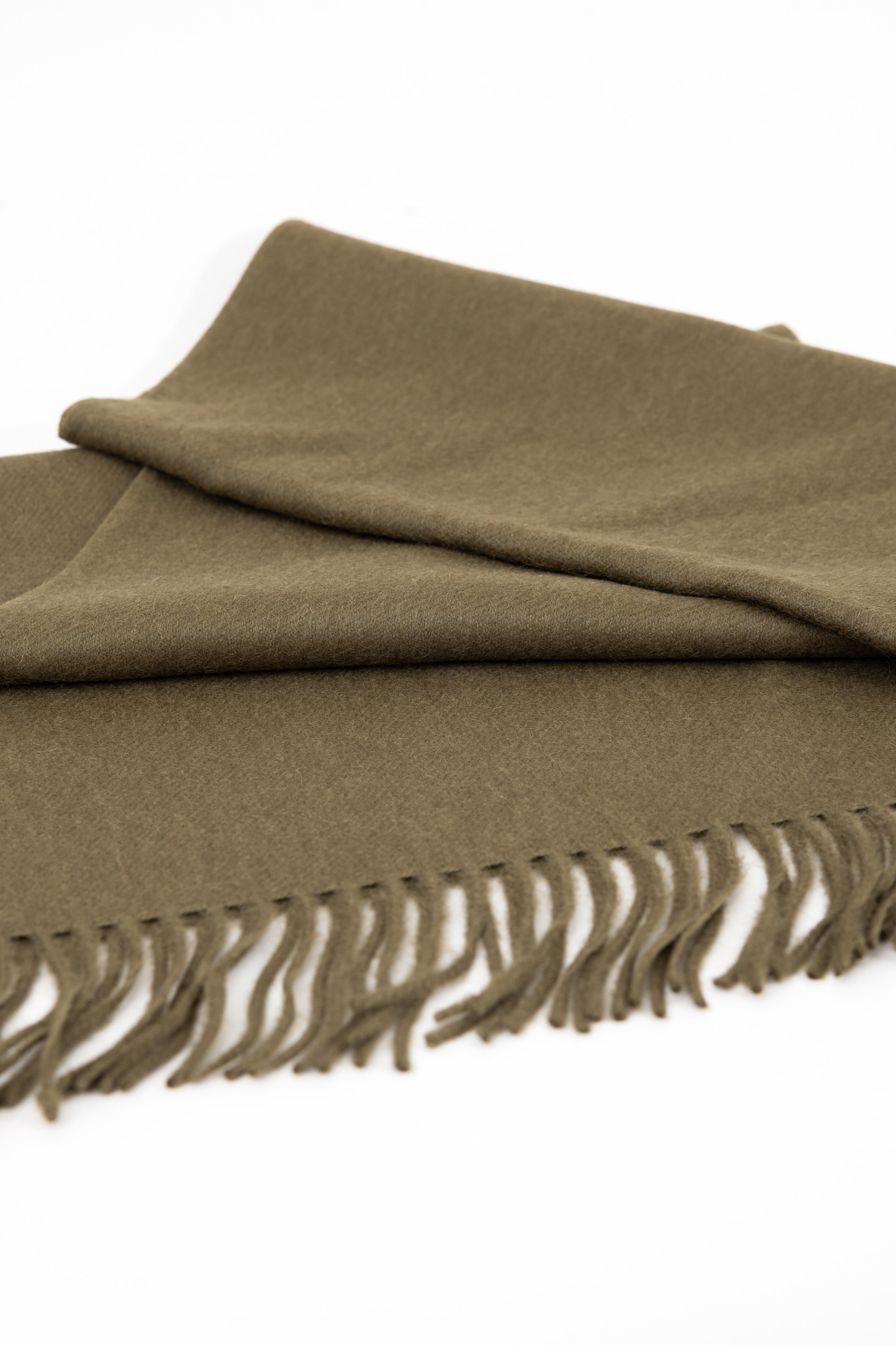 Solid Baby Alpaca Scarf - Atica Man