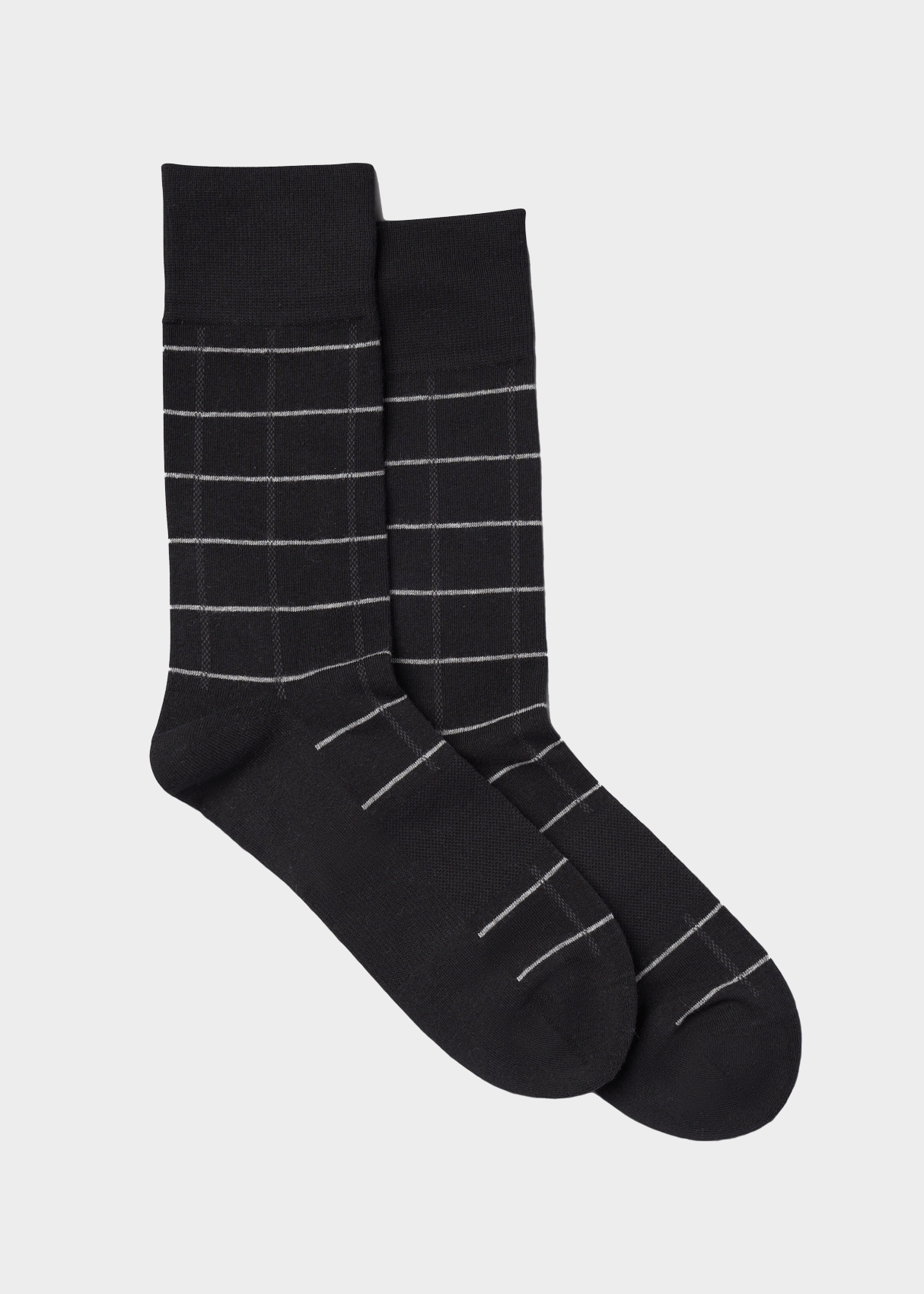 Everyday Comfort Socks | Straight Line Pattern.