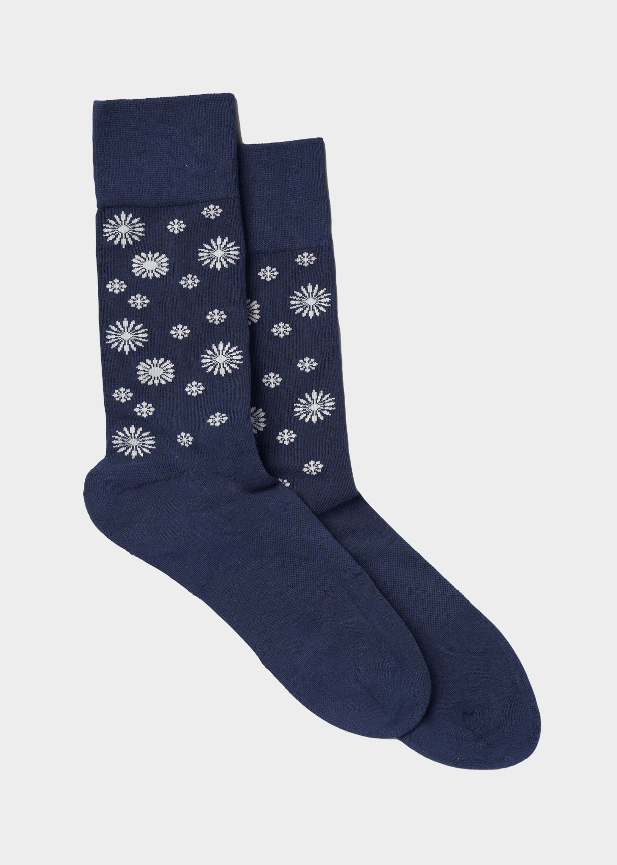 Everyday Comfort Socks | Snowflakes Pattern.