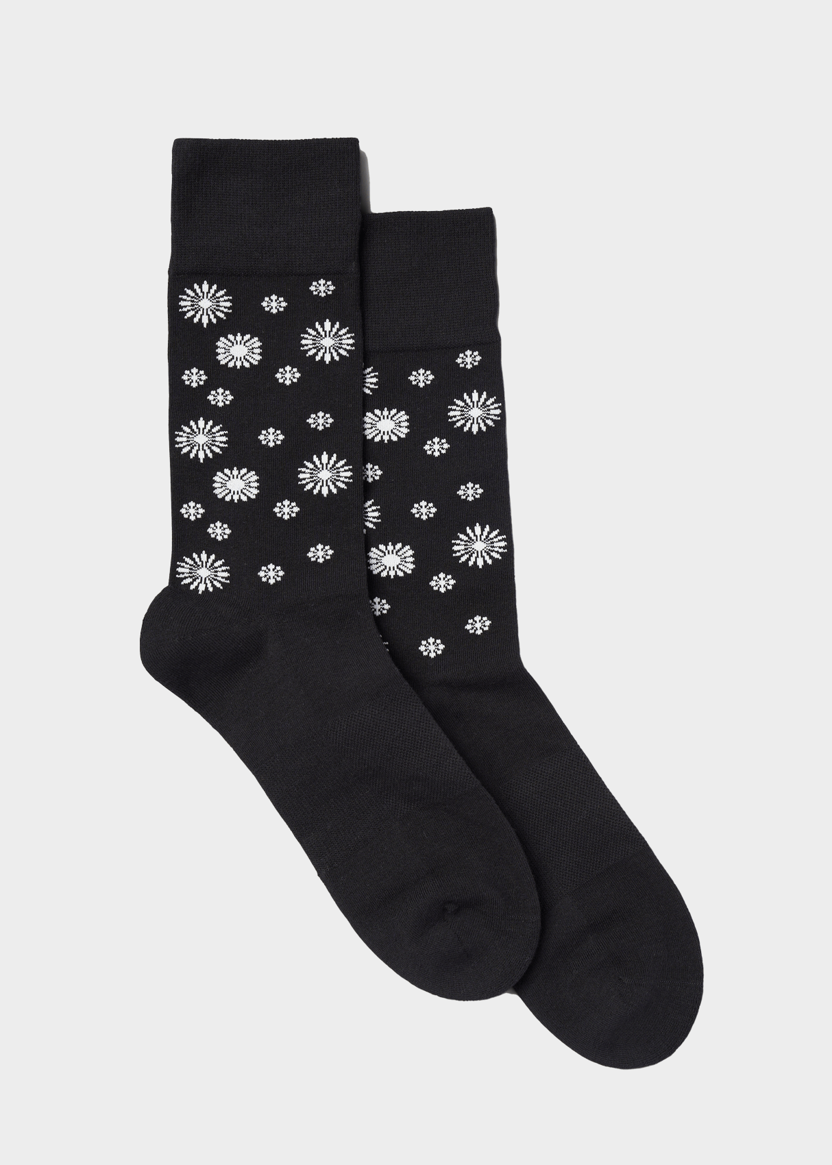 Everyday Comfort Socks | Snowflakes Pattern.