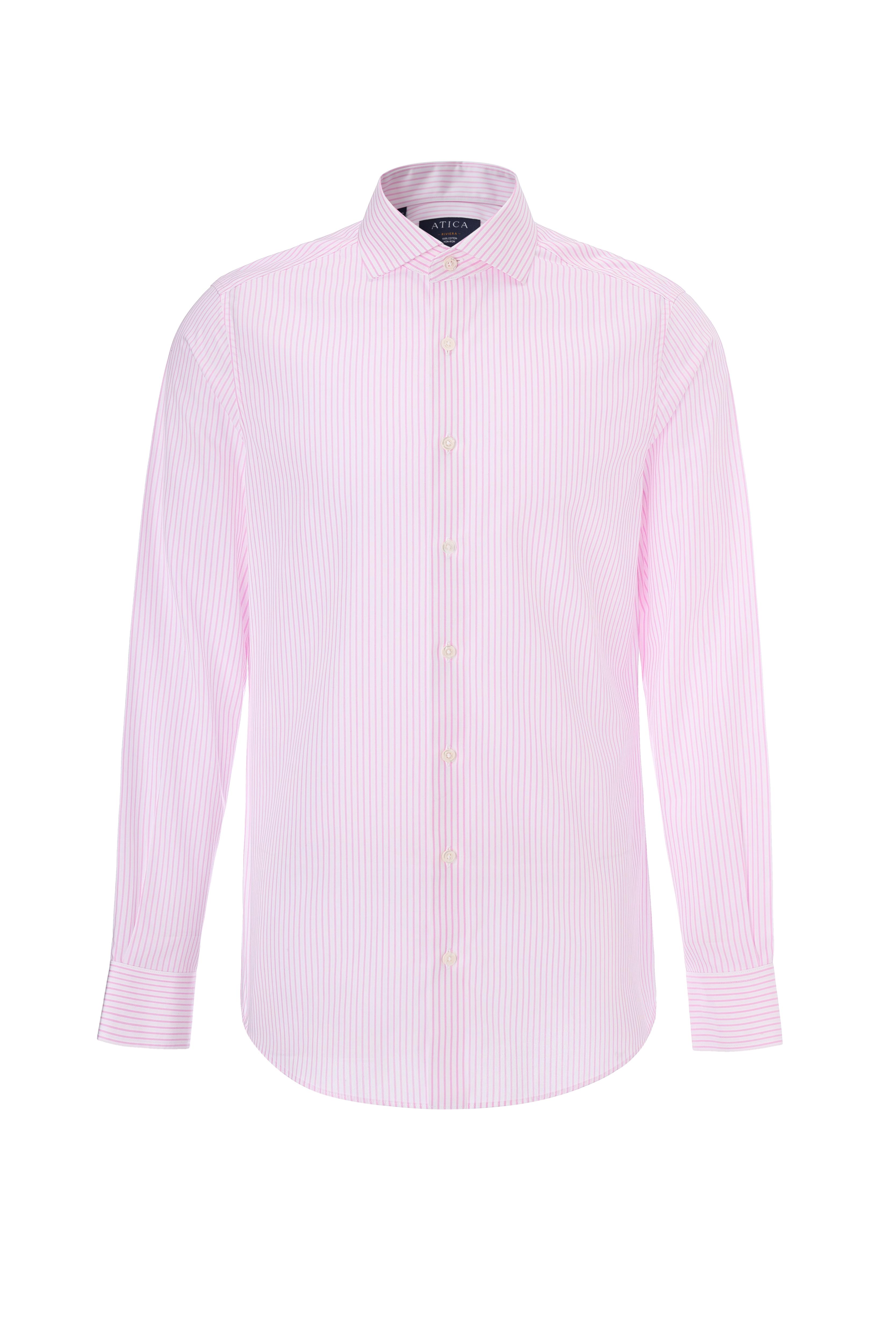 Riviera Pink Bengal Stripe Shirt - Atica Man