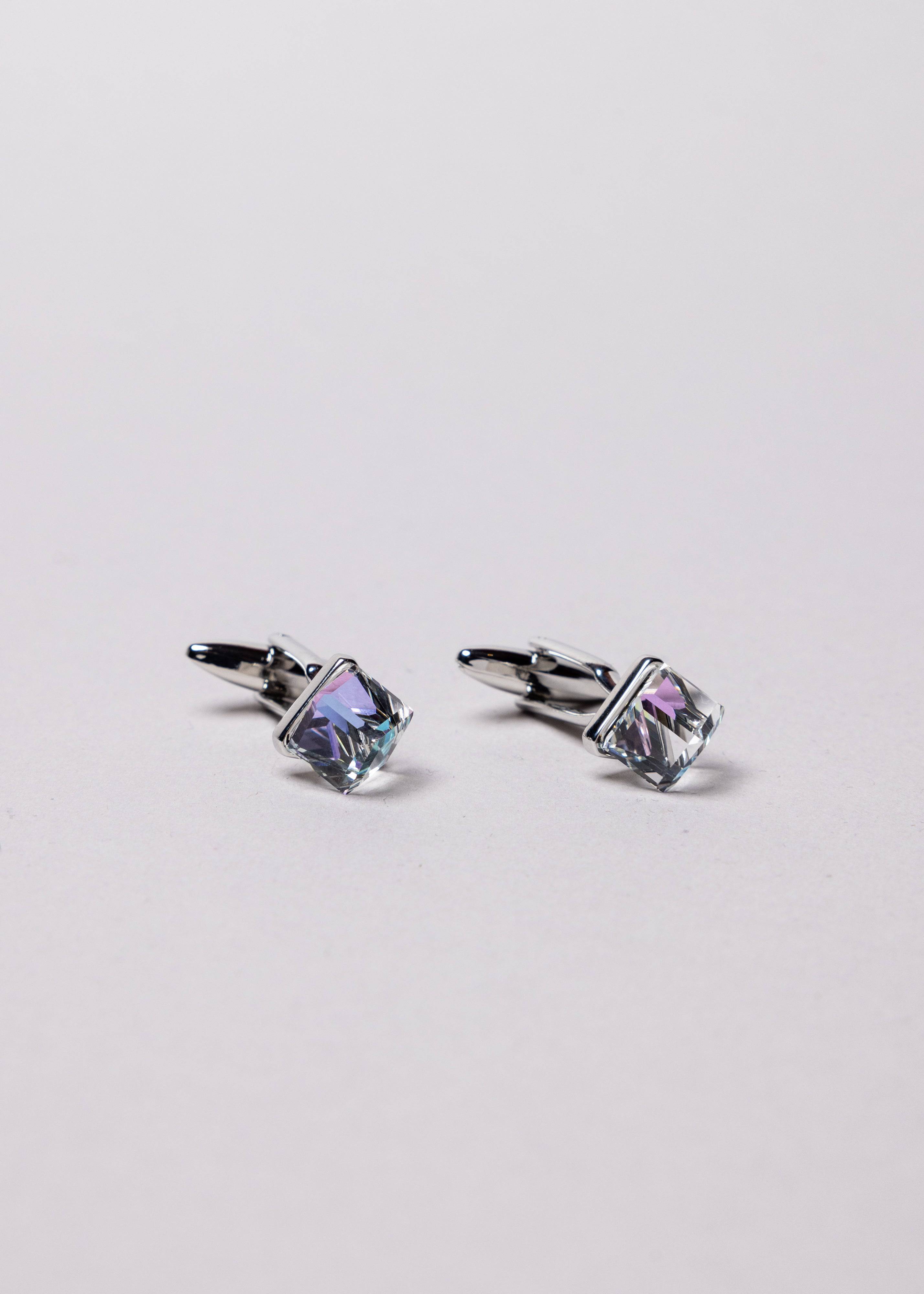 Charm Crystal Cufflinks - Atica Man