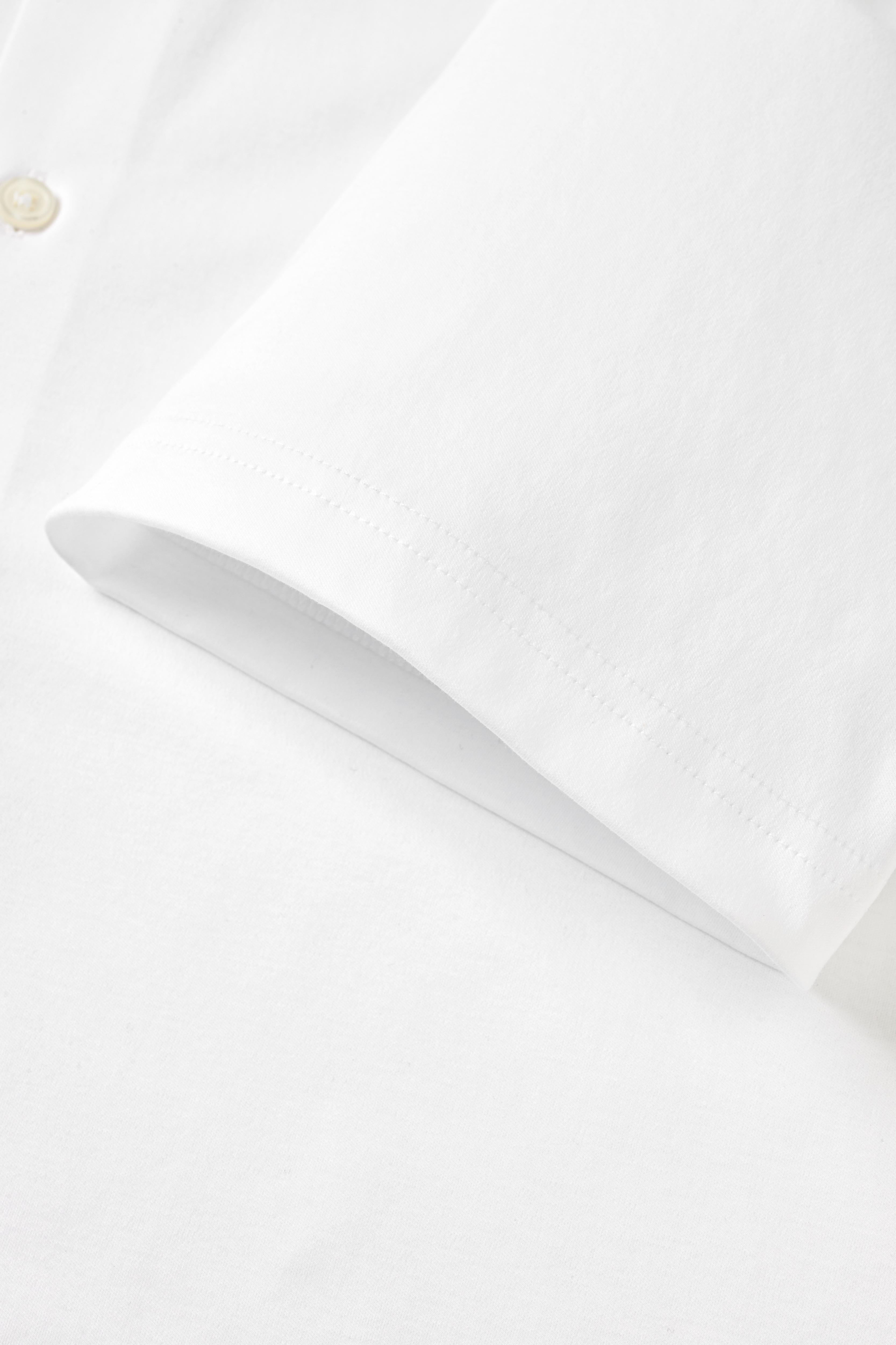Tokyo Short Sleeve Knit Shirt White - Atica Man