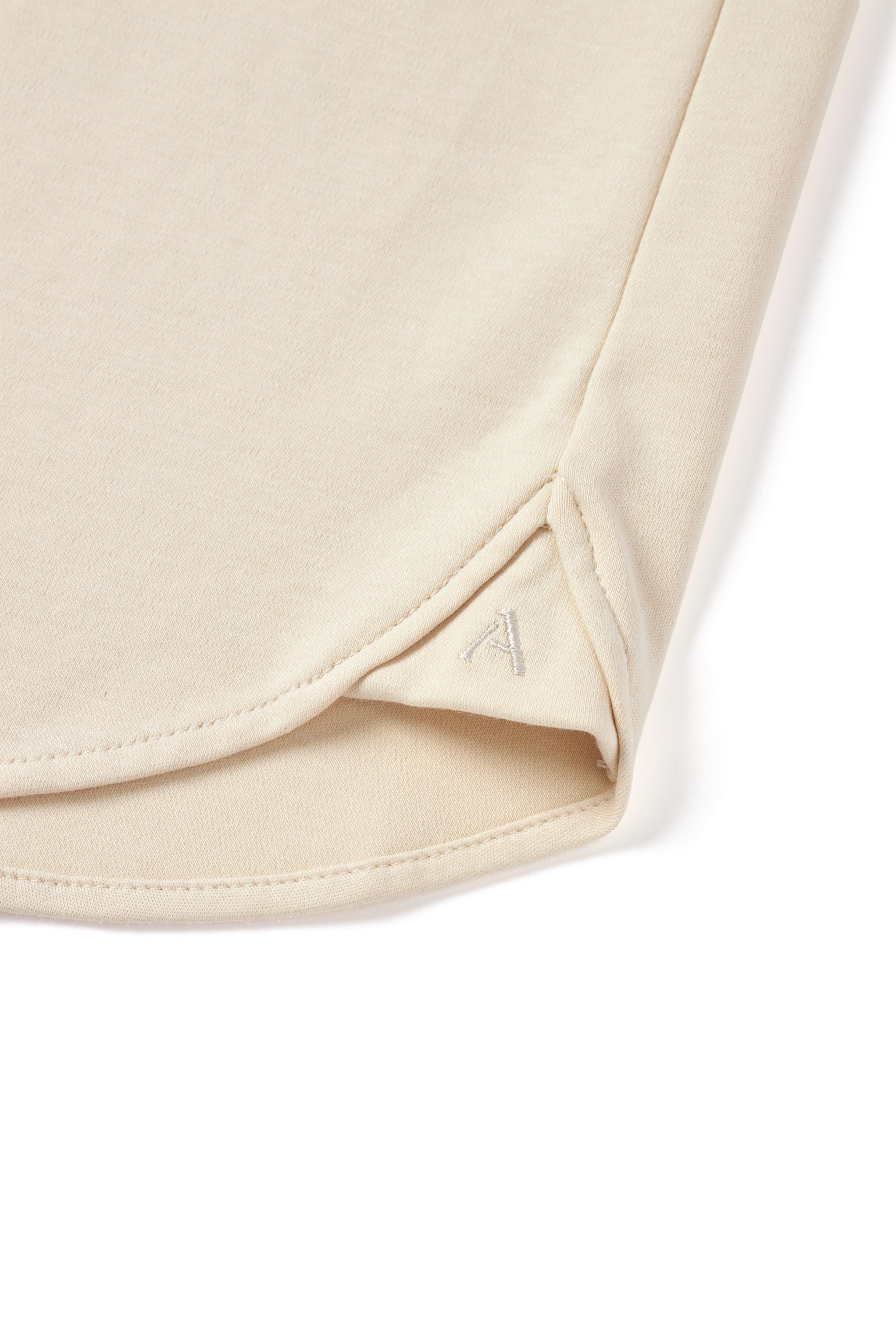Short Sleeve Button Down Knit Shirt - Ivory - Atica Man