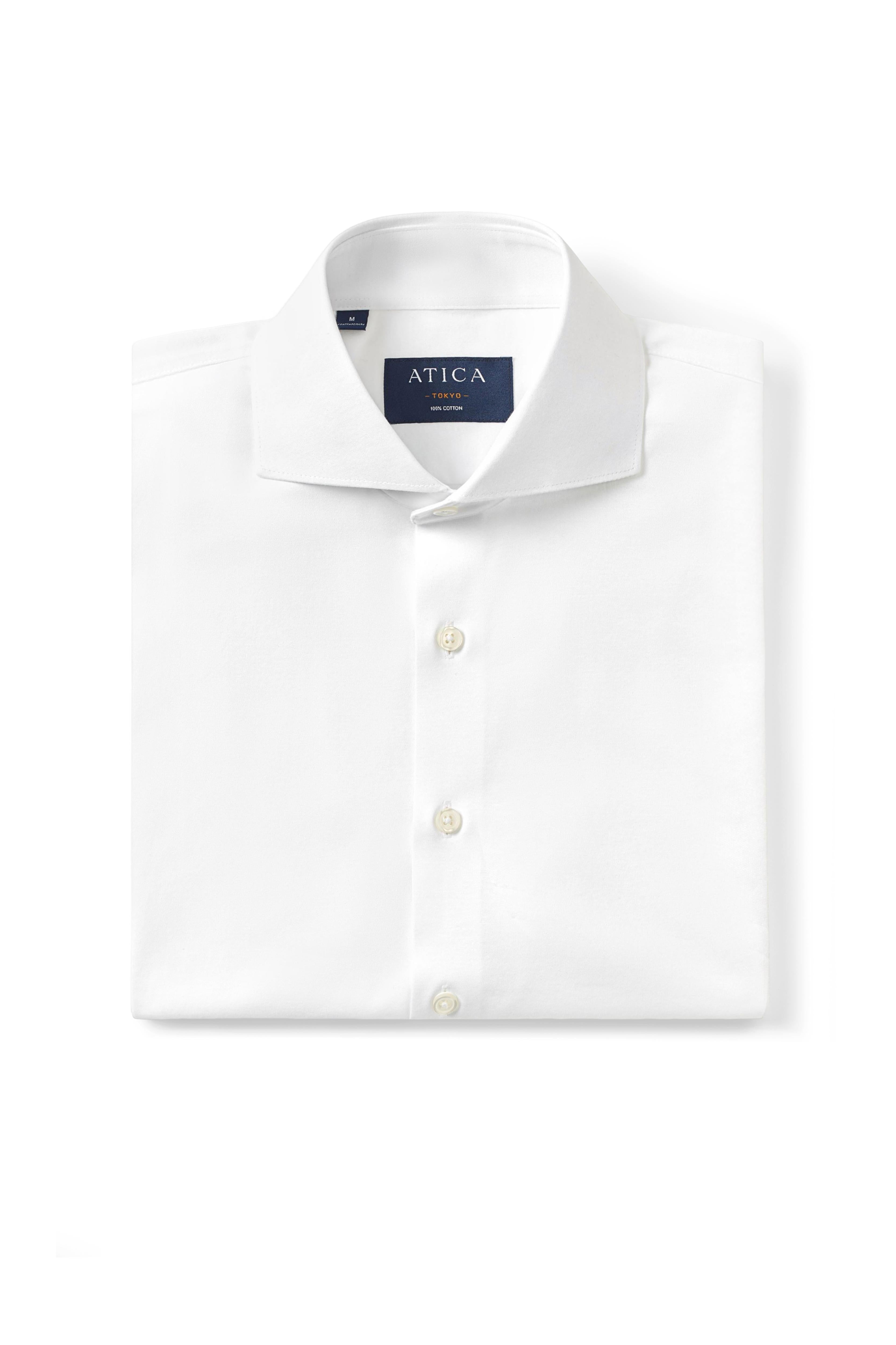 Tokyo Short Sleeve Knit Shirt White - Atica Man