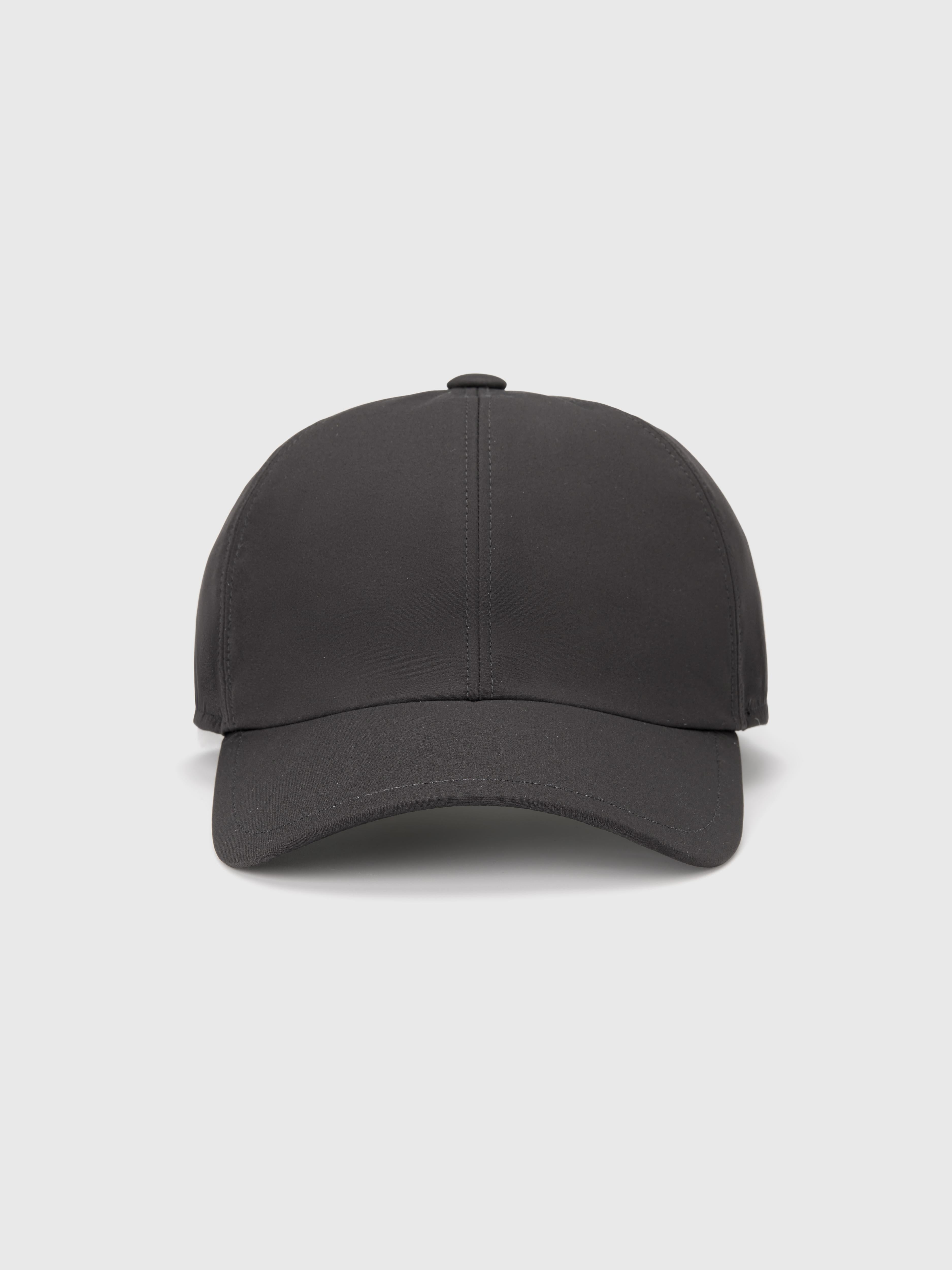 Black Rainproof Baseball Cap - Atica Man