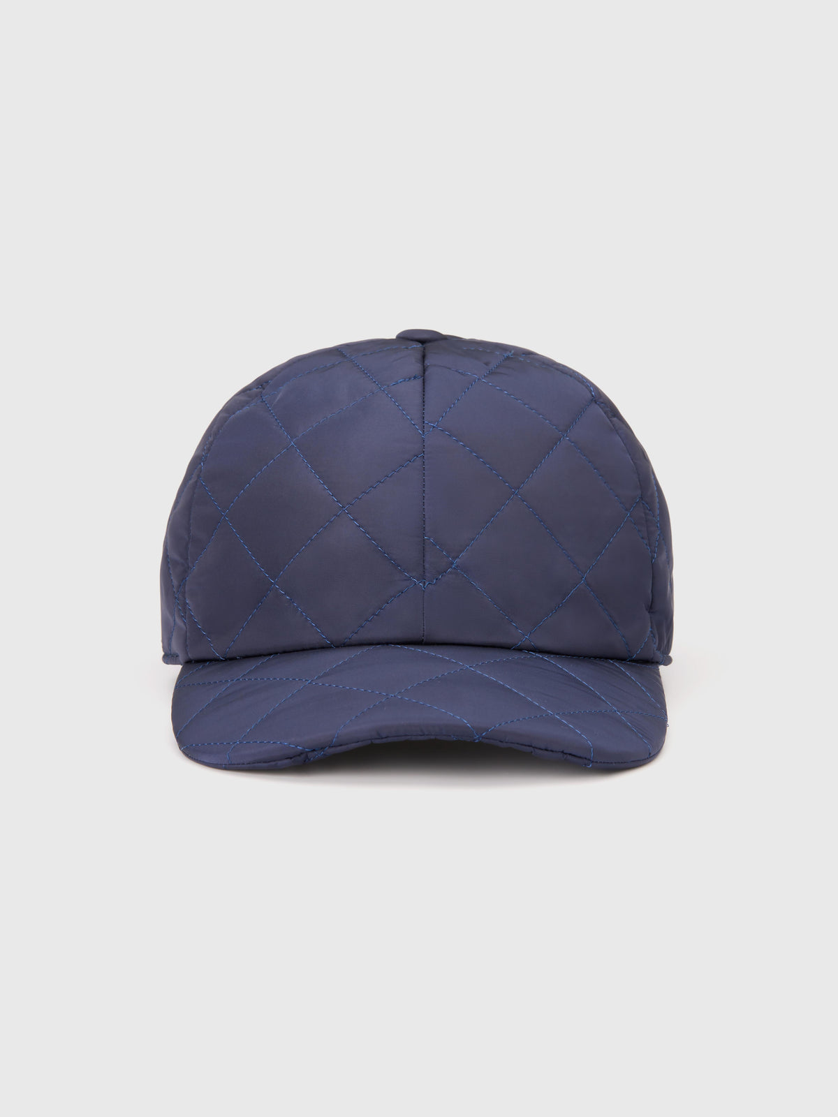 Navy Quilted Loft Cap - Atica Man