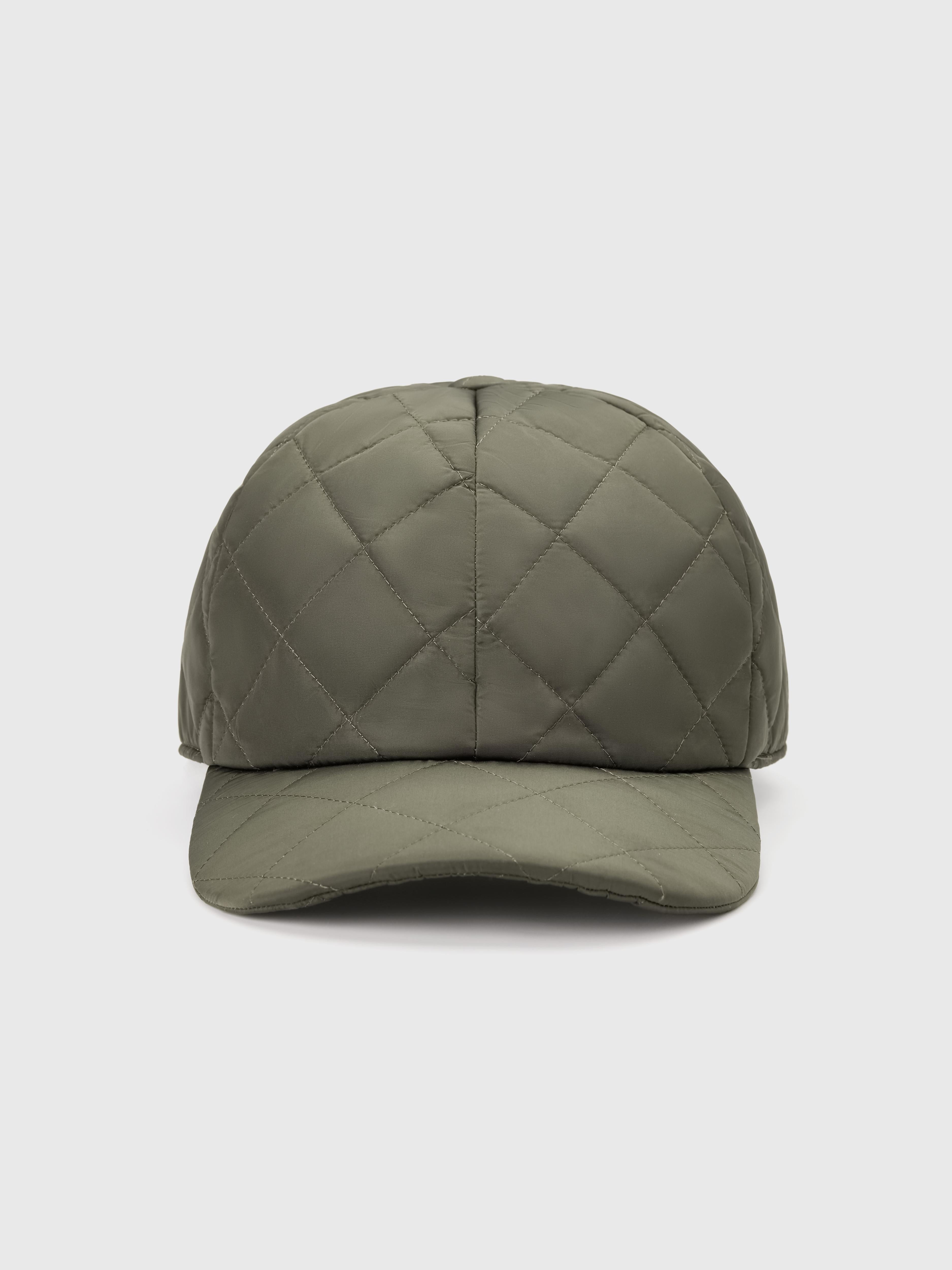 Green Quilted Loft Cap - Atica Man