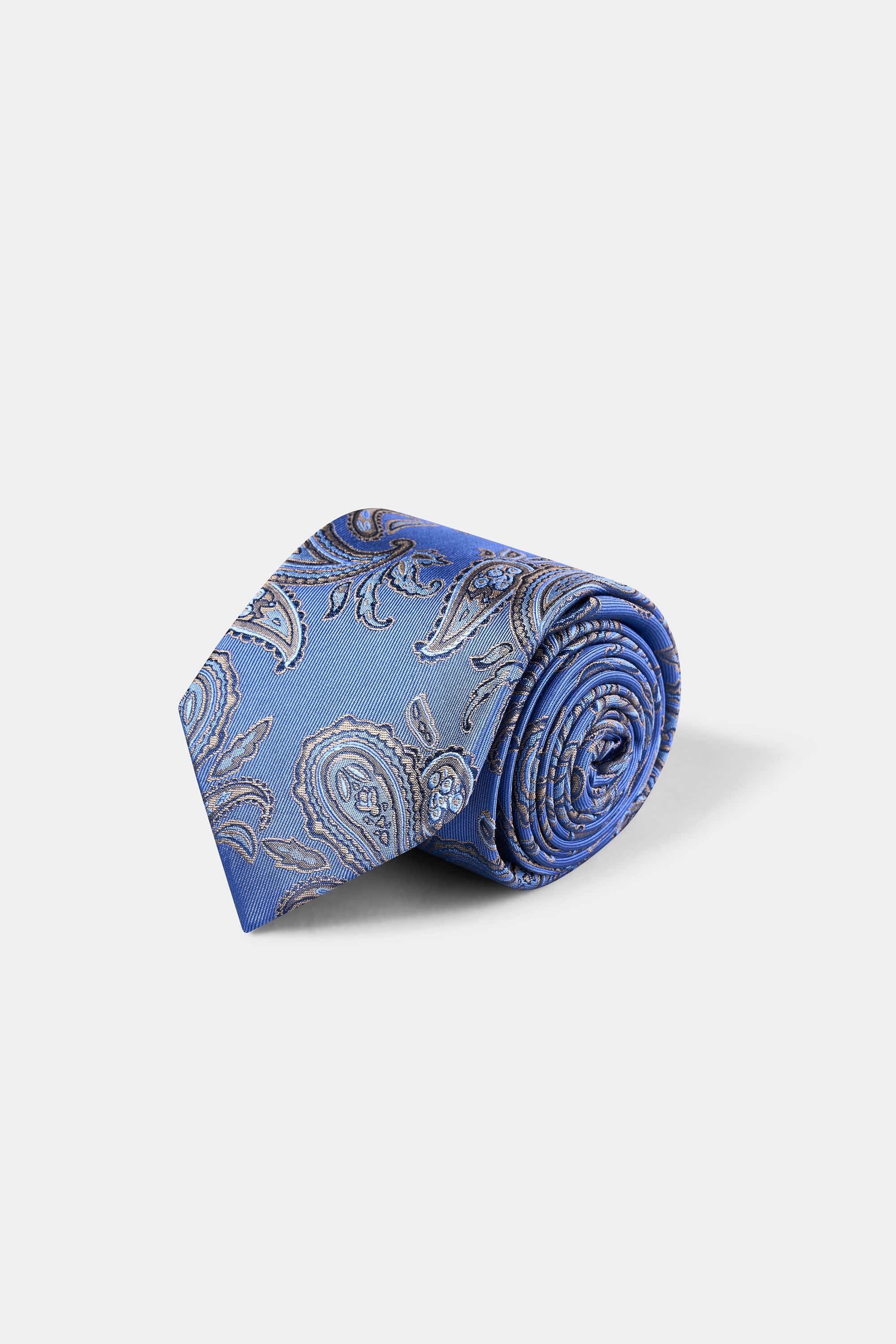 Woven Tie | 100% Silk | Paisley Pattern.