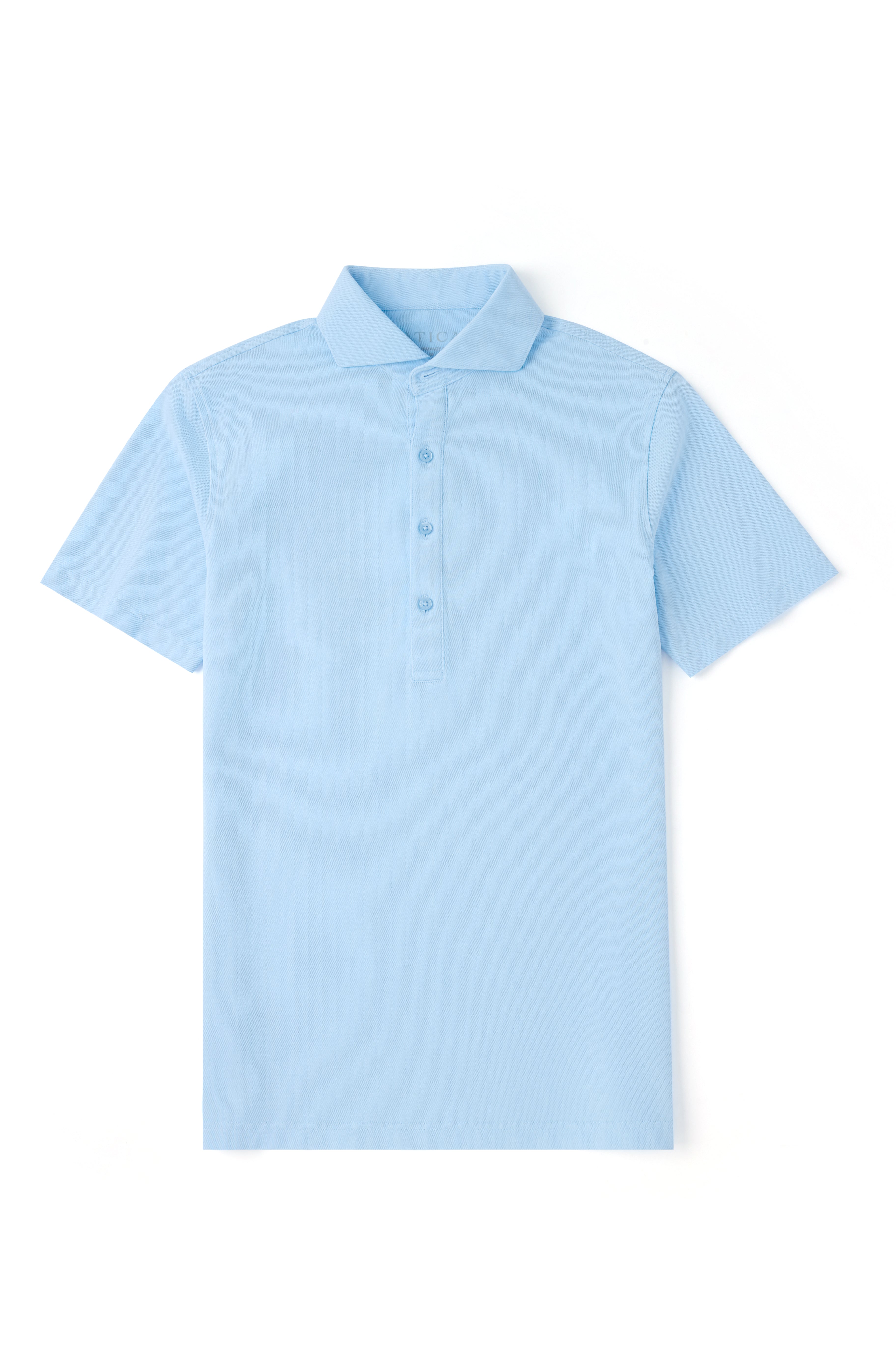 Dress Collar Performance Polo - Sky Blue