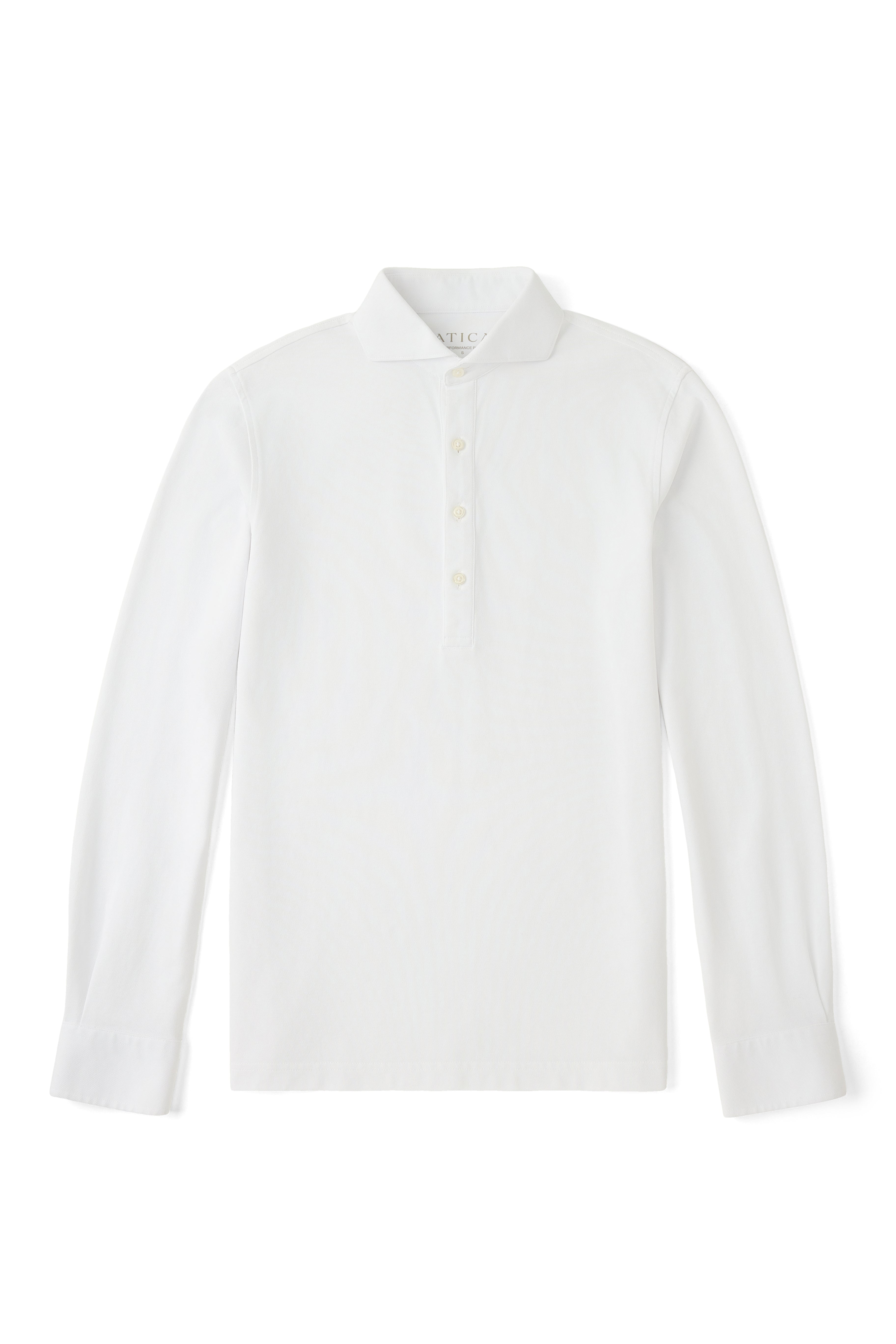 Dress Collar Performance Long Sleeve - White