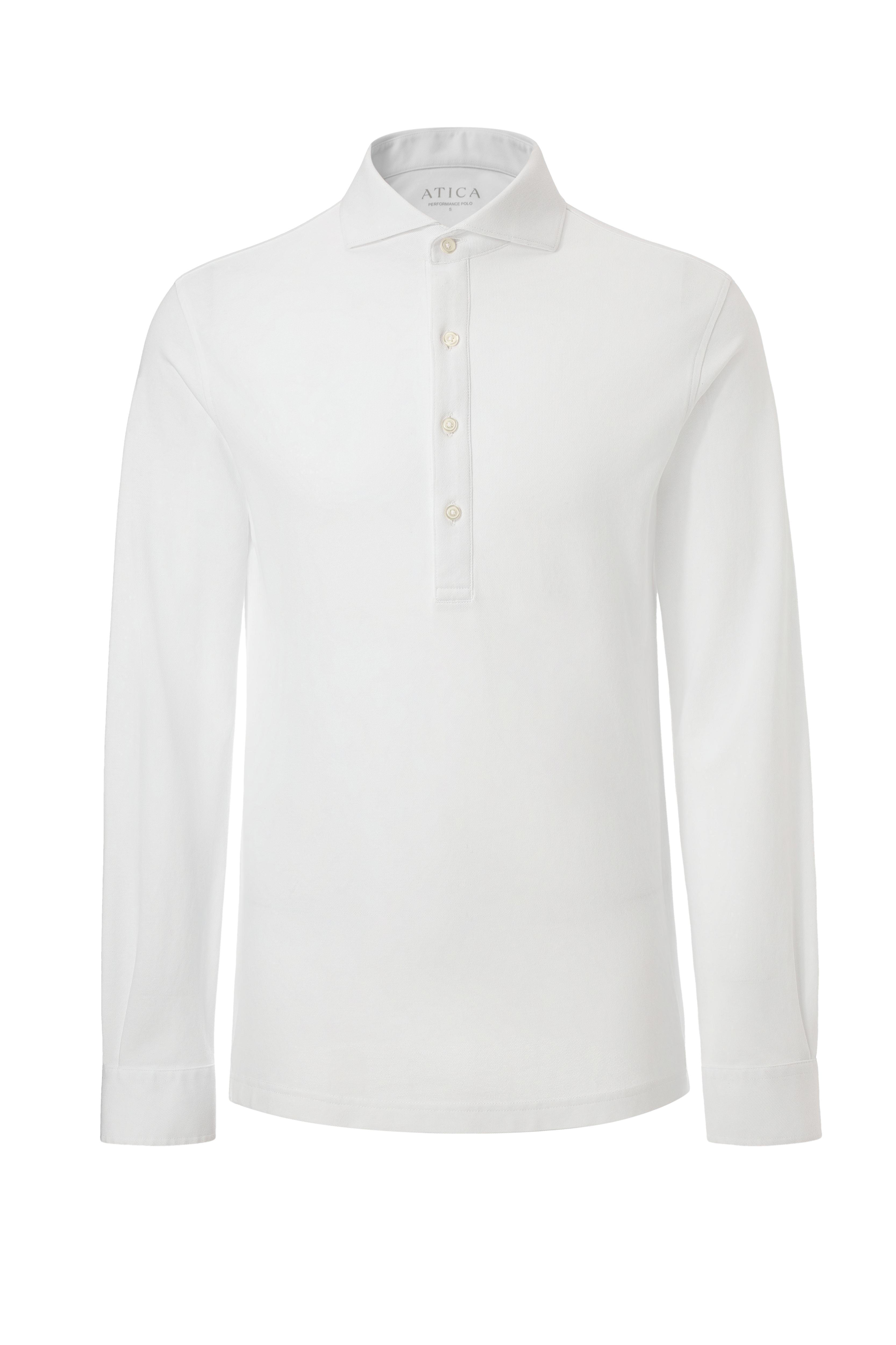 Dress Collar Long Sleeve Performance Polo