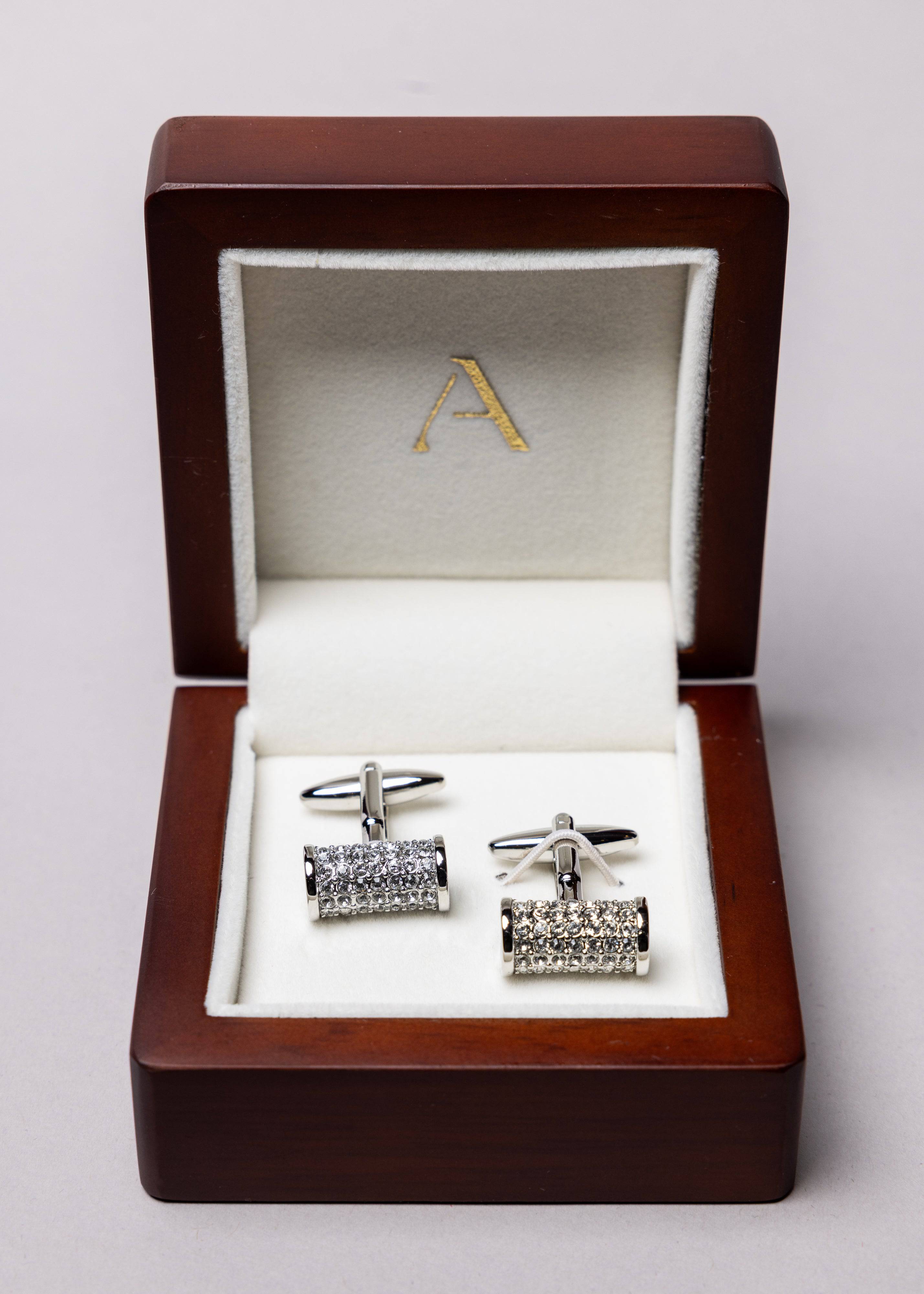 Swarovski Hammerhead Bar Cufflinks - Atica Man