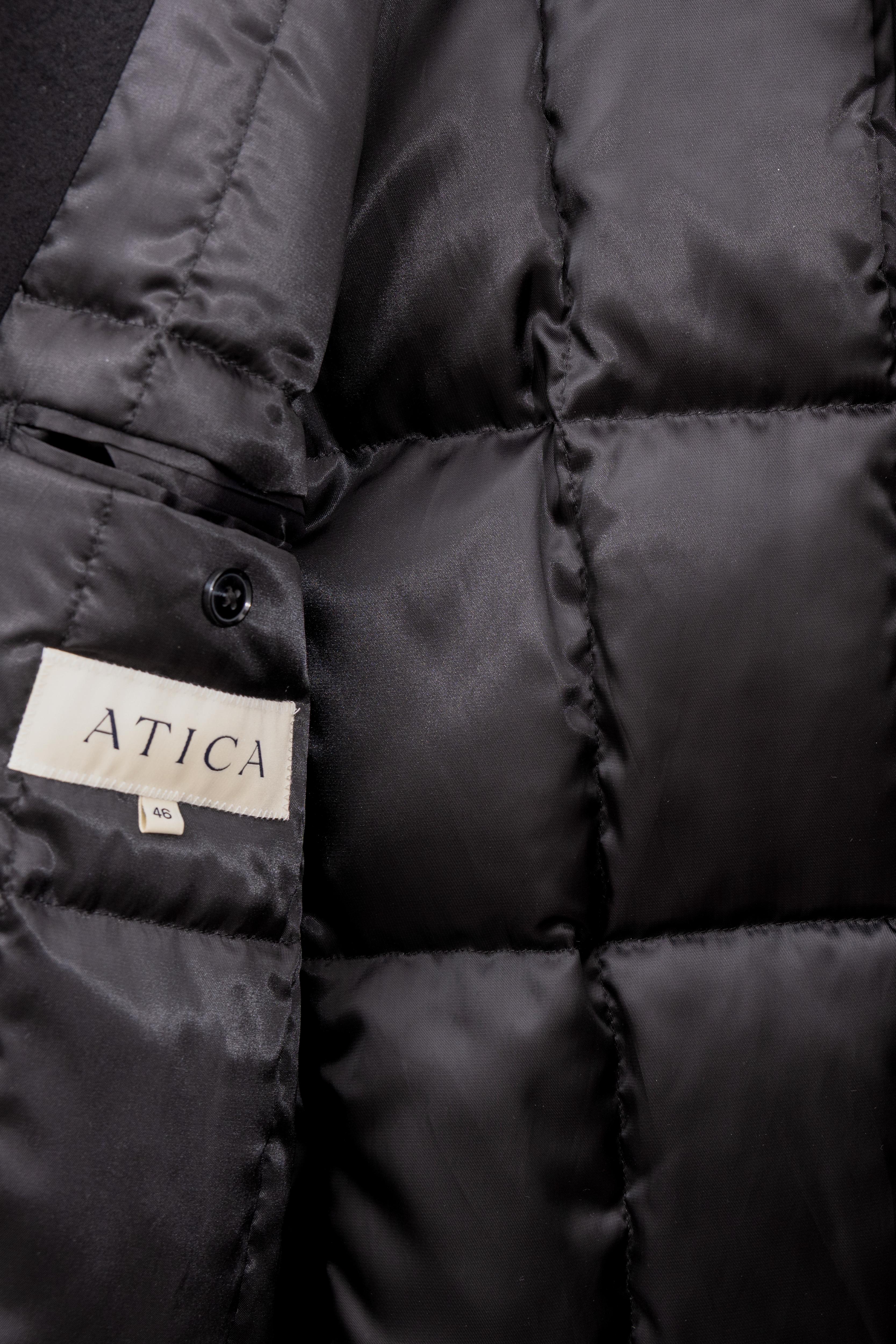 Down Filled Wool Overcoat