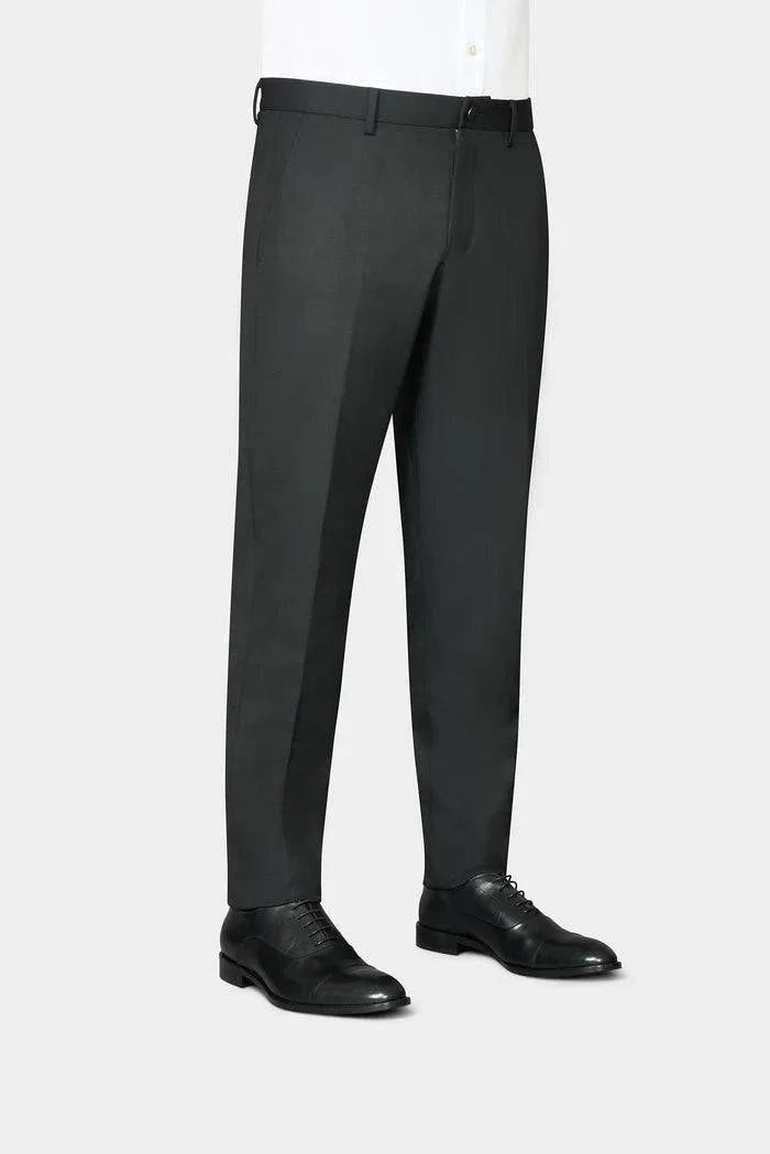 Essential Stretch Black Pants | Super Slim - Atica Man