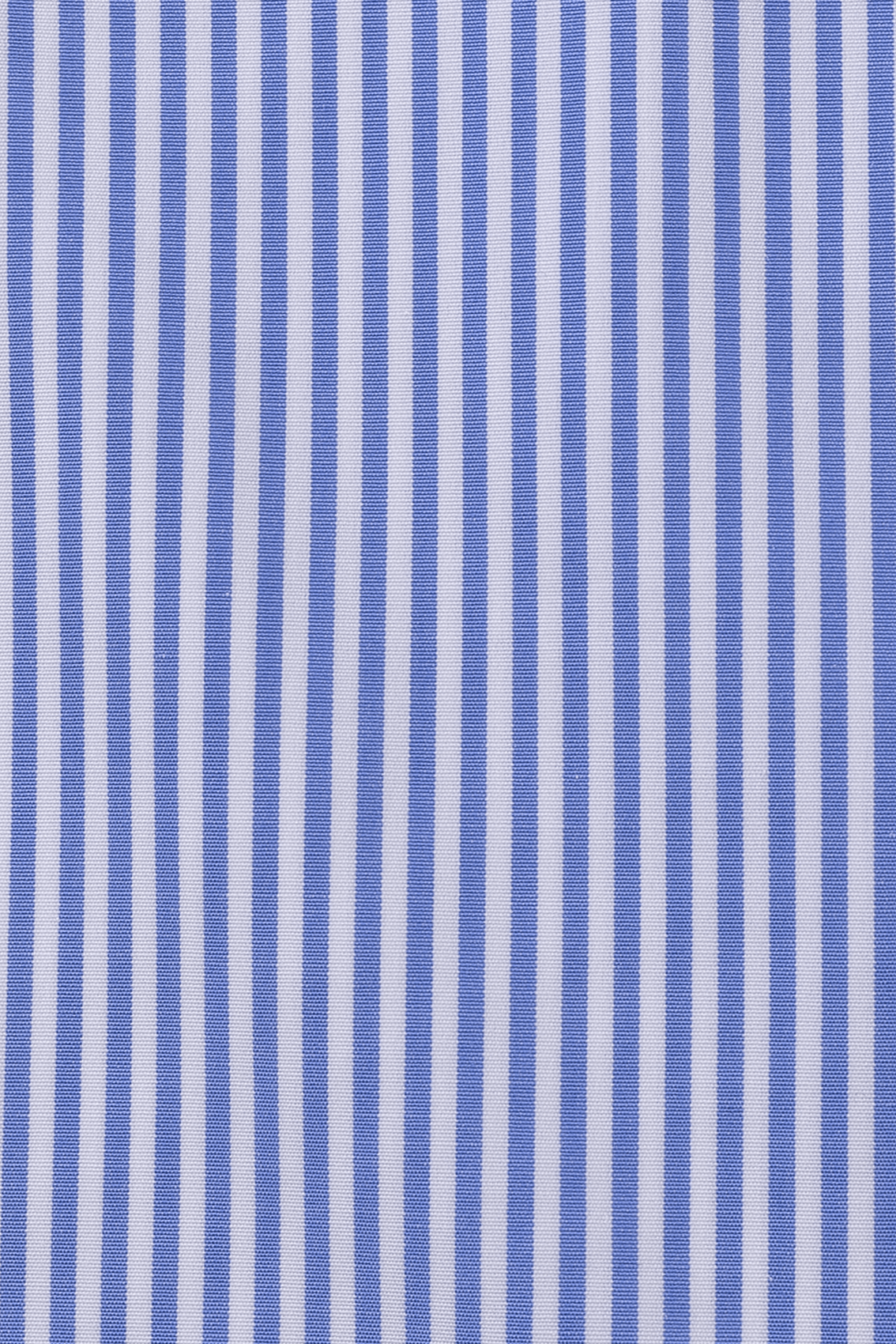 Button-Down Non-Iron Oxford Stripe Shirt - Blue - Designed for long-lasting wear. Non-iron, extra durability
