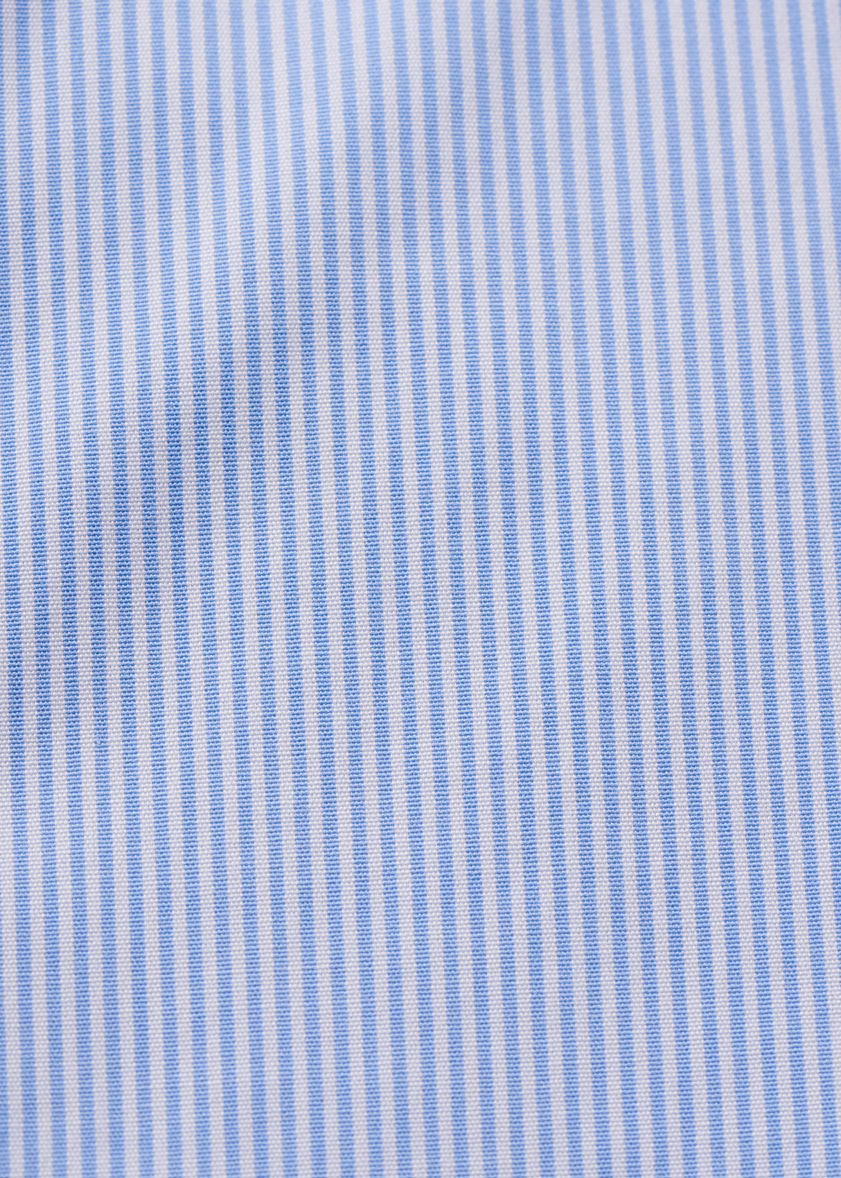 Button-Down Non-Iron Oxford Stripe Shirt - Light Blue - Designed for long-lasting wear. Non-iron, extra durability