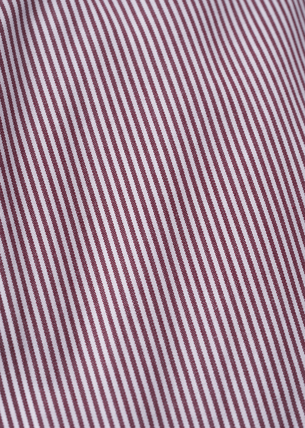 Button-Down Non-Iron Oxford Stripe Shirt - Wine - Designed for long-lasting wear. Non-iron, extra durability
