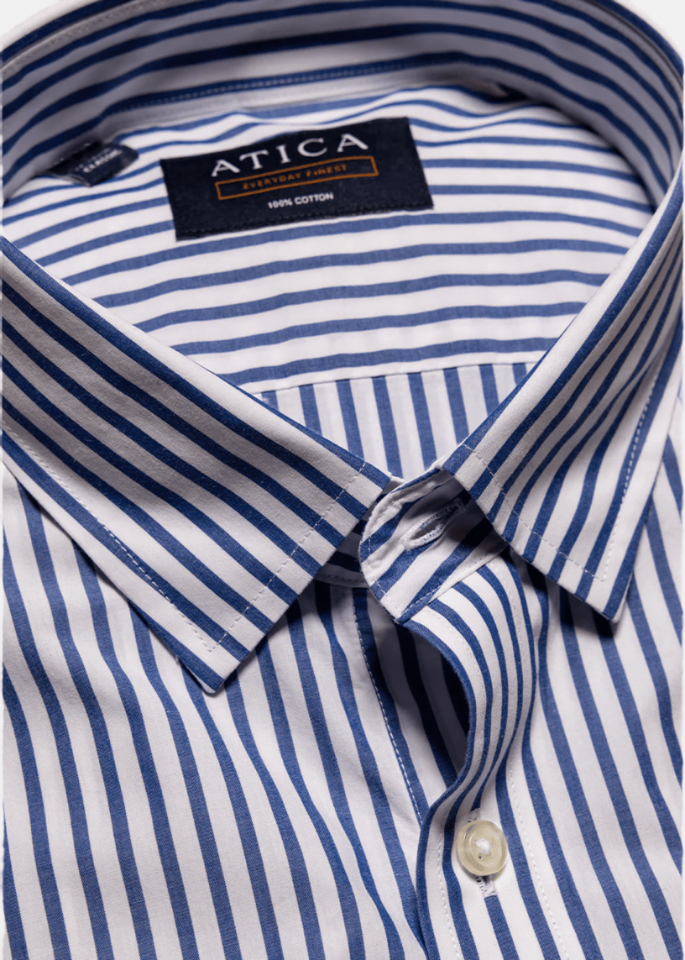 Everyday Blue Bengal Stripe Casual Shirt – Non-Iron, Wrinkle-Resistant, Breathable Cotton, Classic Fit