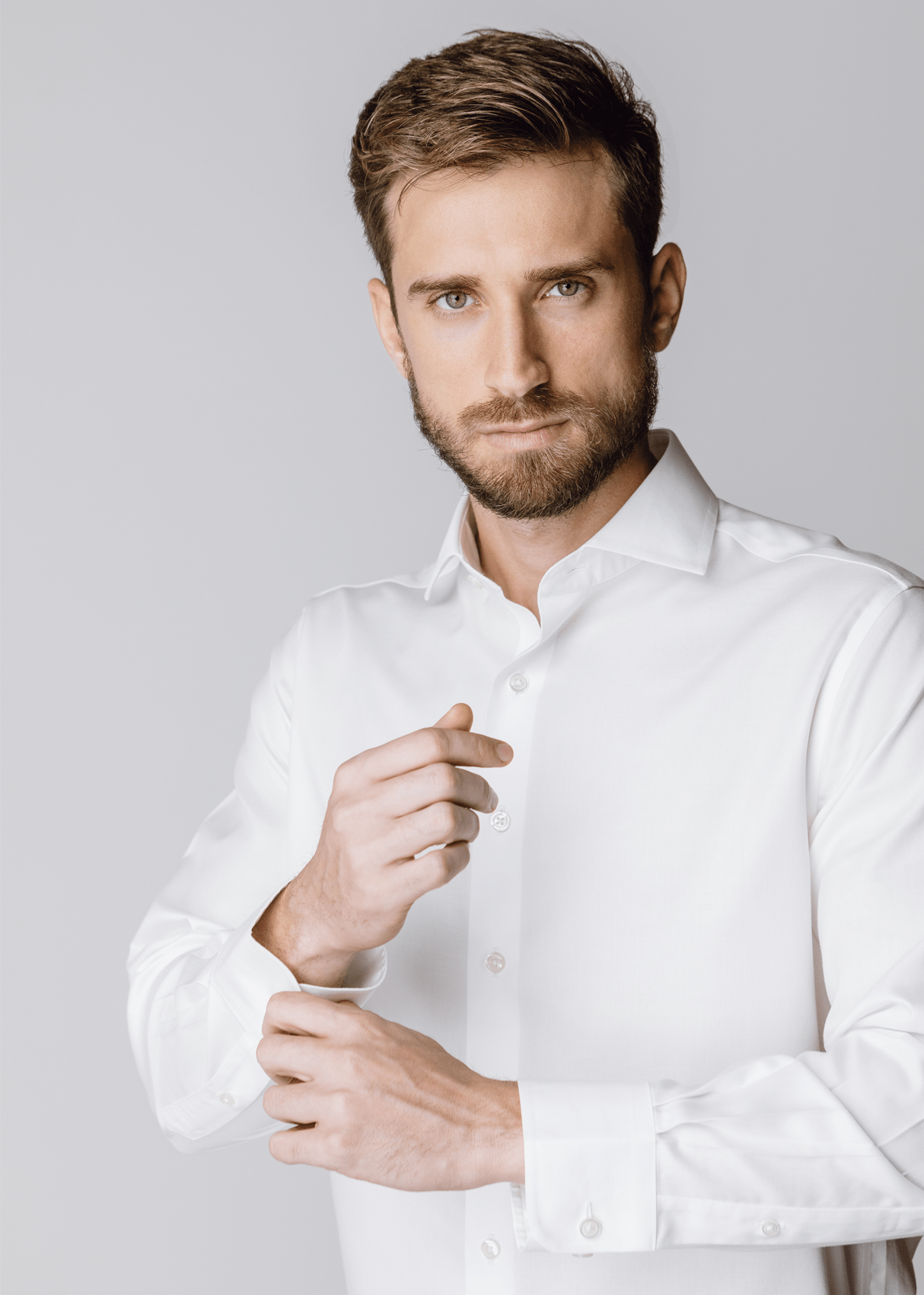 Londoner Re-Defined White Dress Shirt - Classic – Non-Iron, Wrinkle-Resistant, Breathable Cotton, Londoner Collar