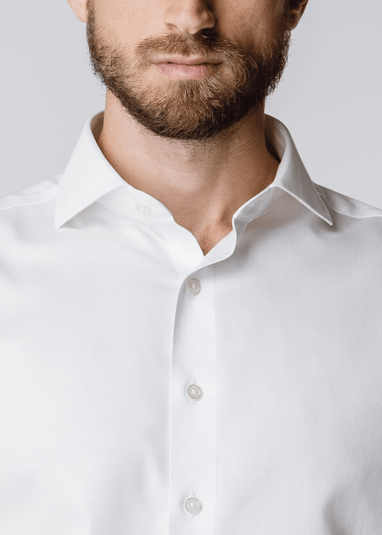 Londoner Re-Defined White Dress Shirt - Modern – Non-Iron, Wrinkle-Resistant, Breathable Cotton, Londoner Collar