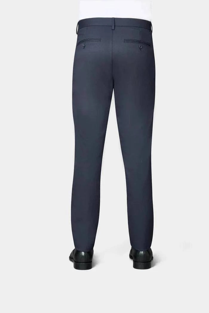 Essential Stretch Navy Pants | Super Slim - Atica Man