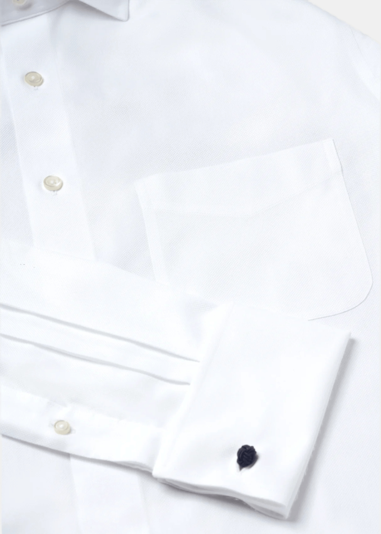 Royal Oxford Shirt - White – Button-Down, Non-Iron, Wrinkle-Resistant, Breathable Cotton
