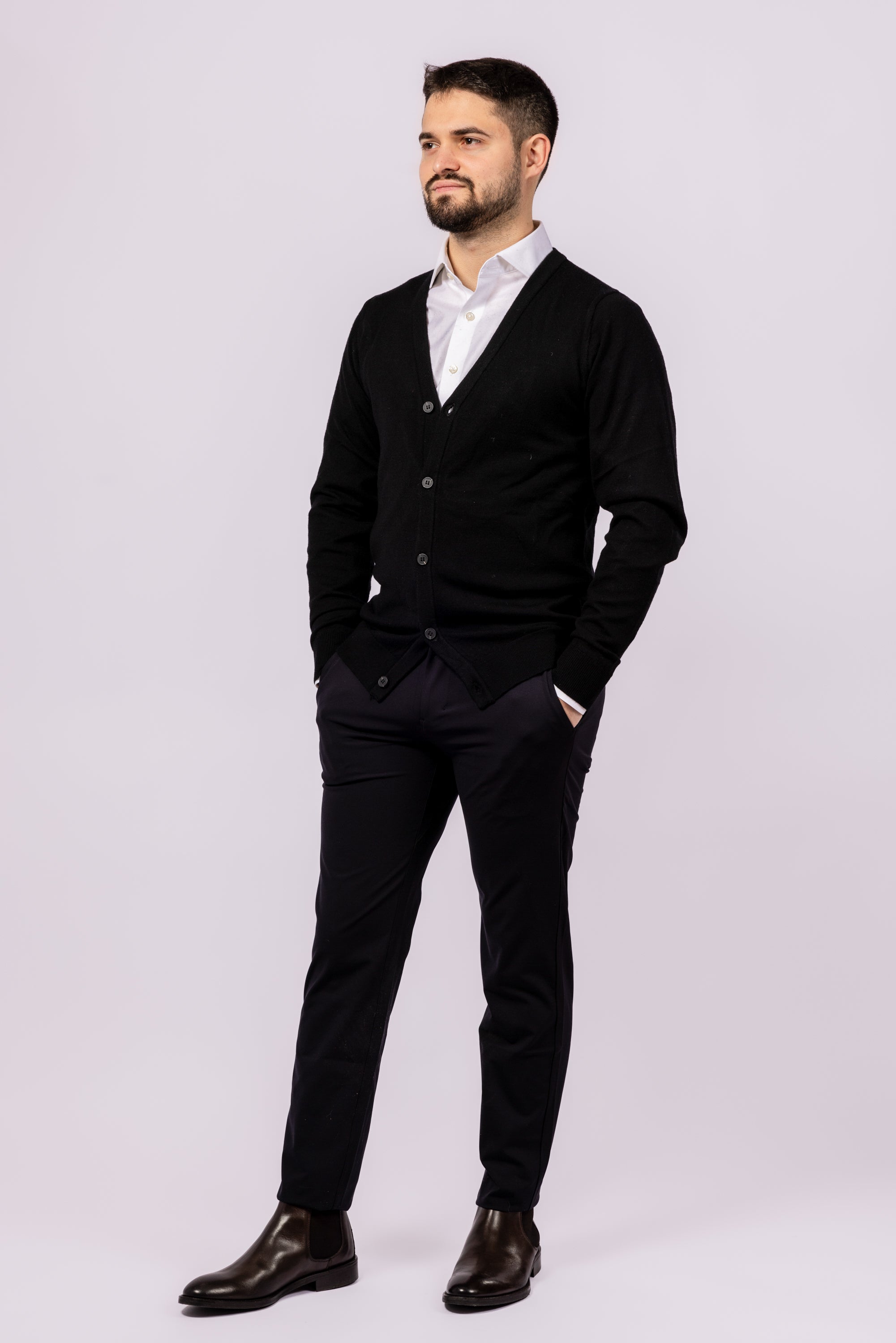 Classic Button-Up Cardigan - Atica Man