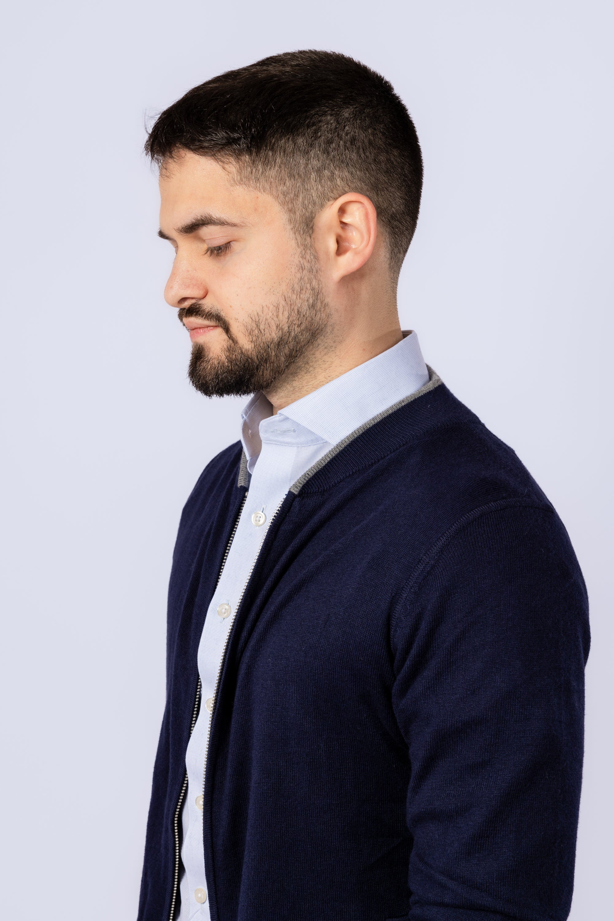 Ottoman Full Zip Cardigan - Atica Man