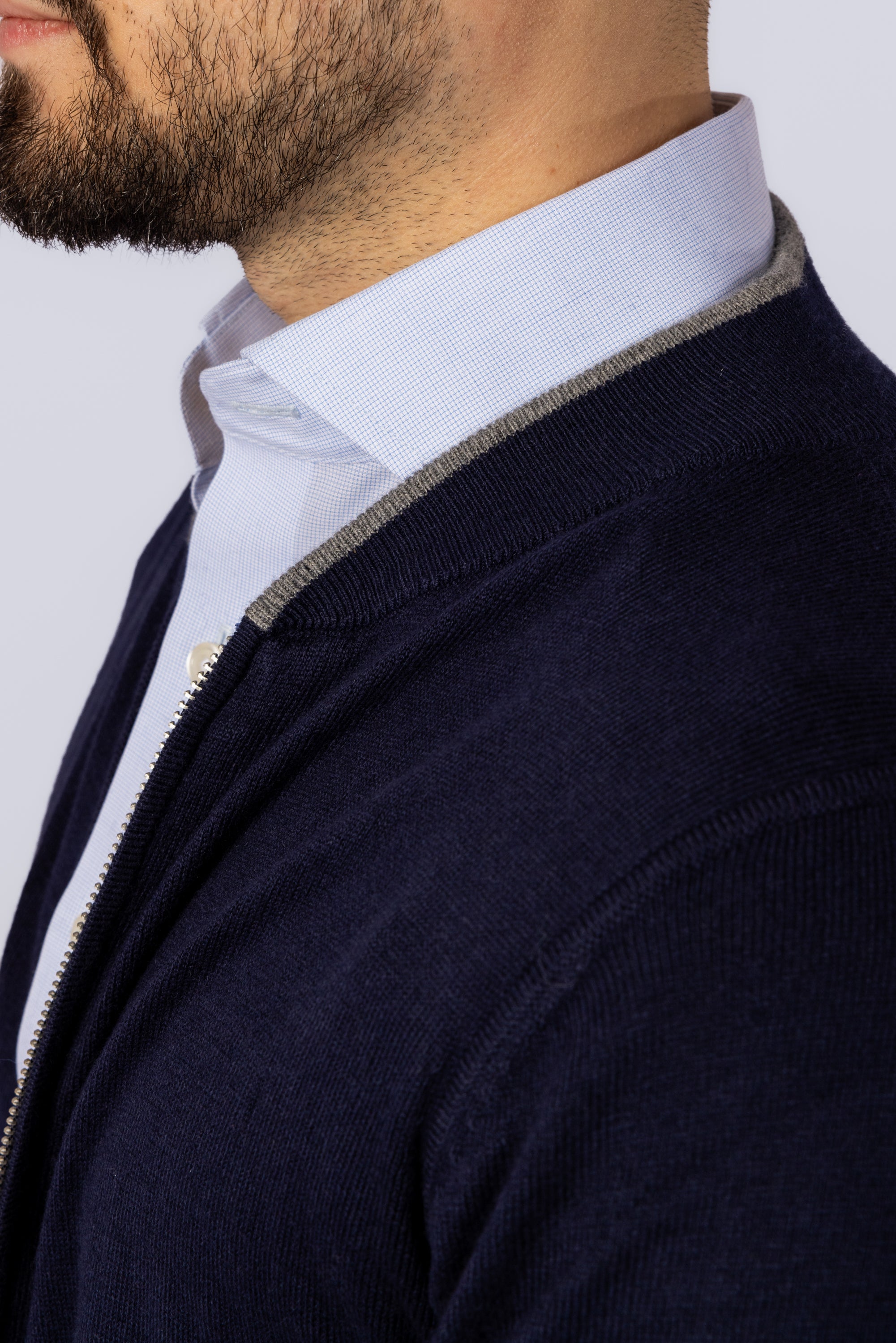 Ottoman Full Zip Cardigan - Atica Man