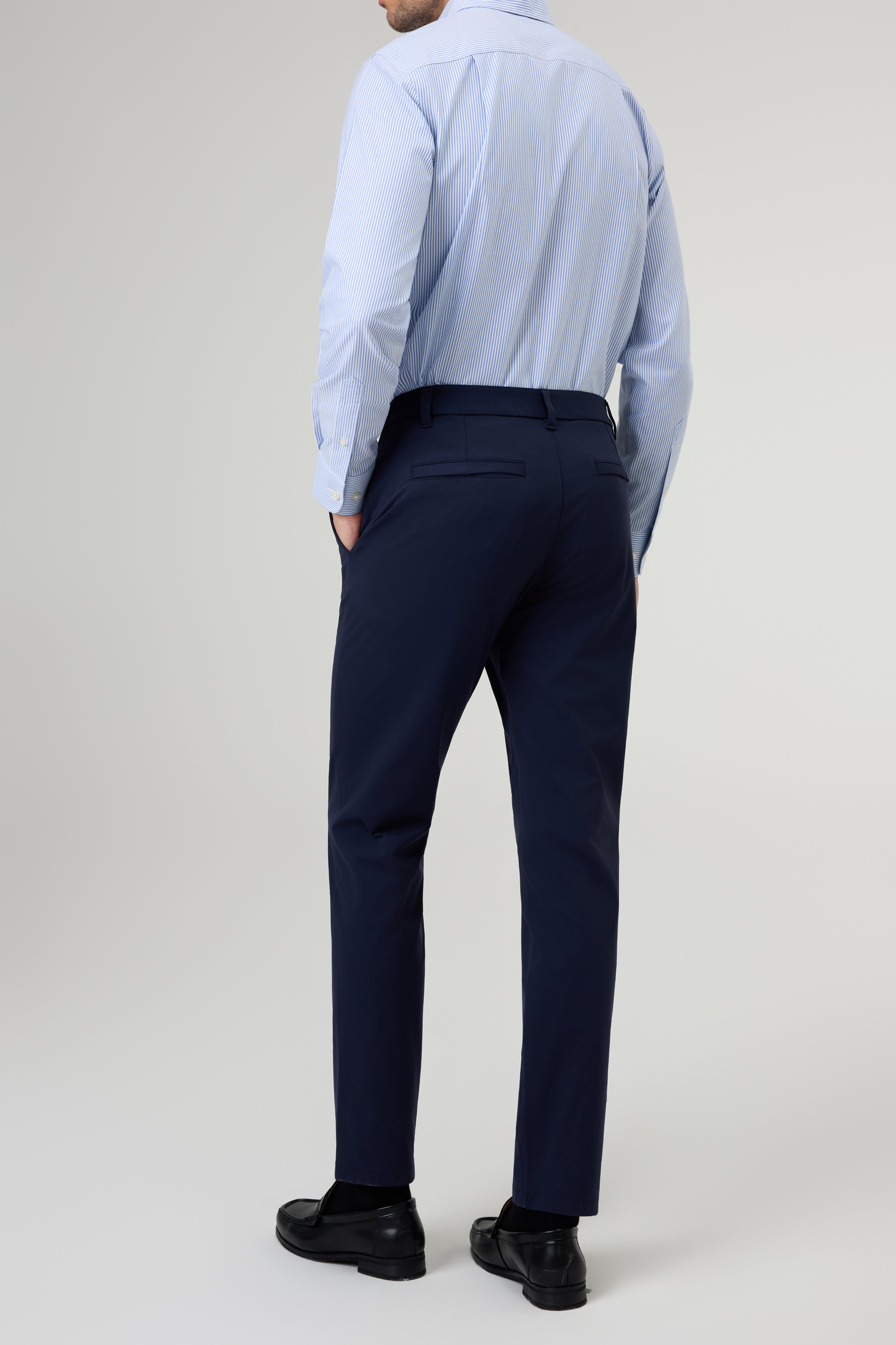 Luxury Performance Navy Pants - Atica Man