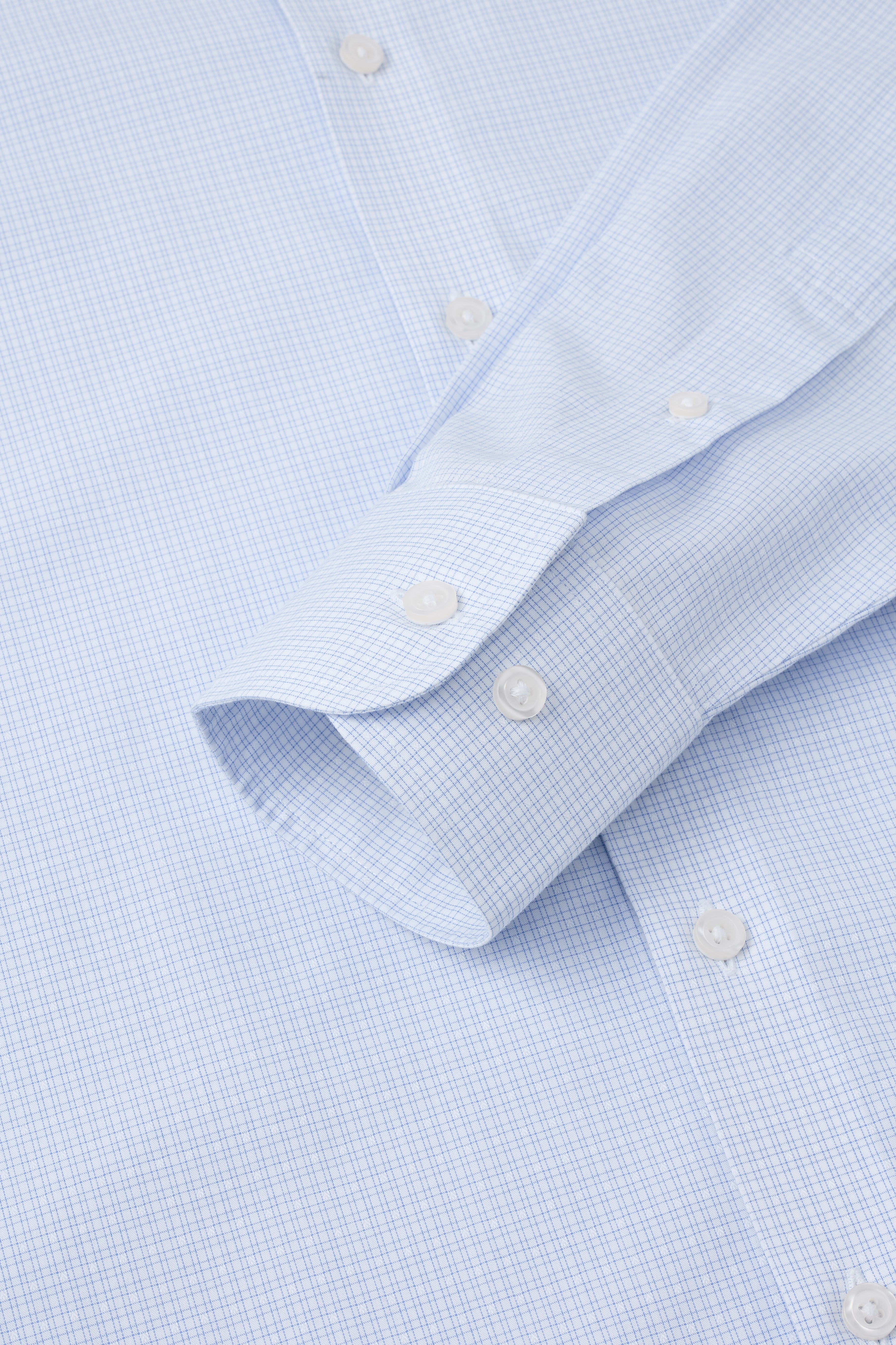 Riviera Light Blue Double Grid Shirt - Atica Man