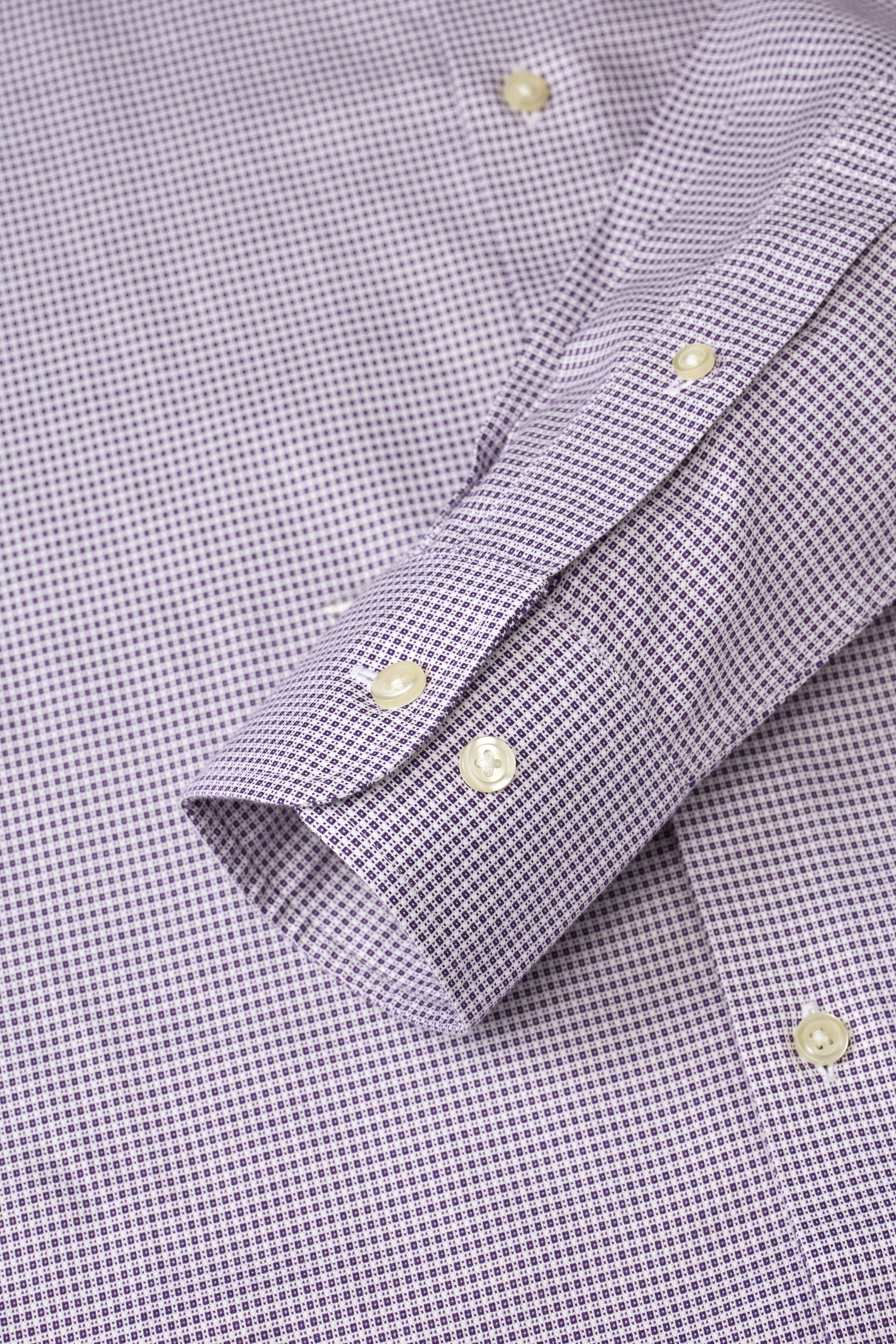 Greenwich Purple Check Shirt - Atica Man