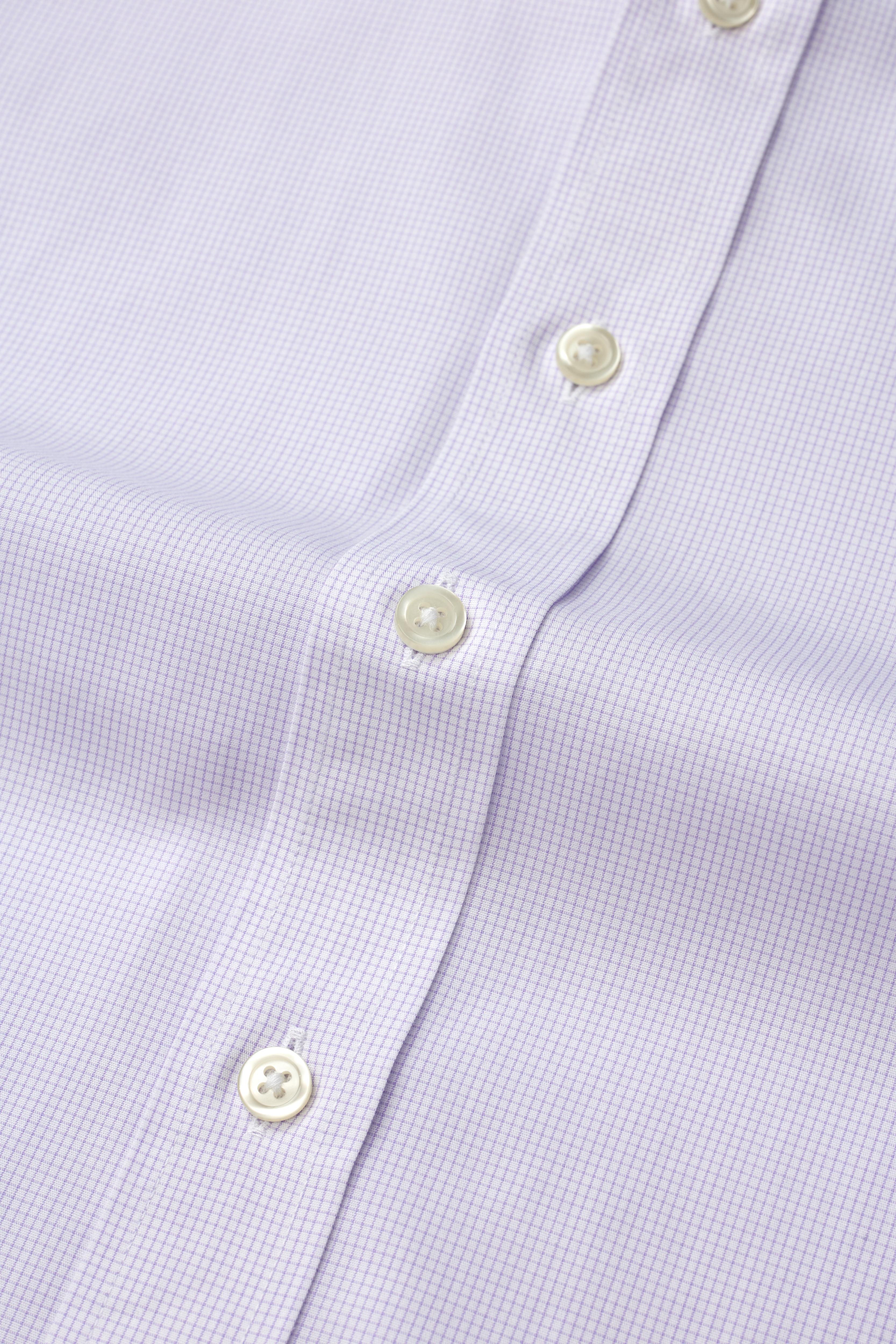 EVERYDAY Lavender Micro Grid Shirt - Atica Man
