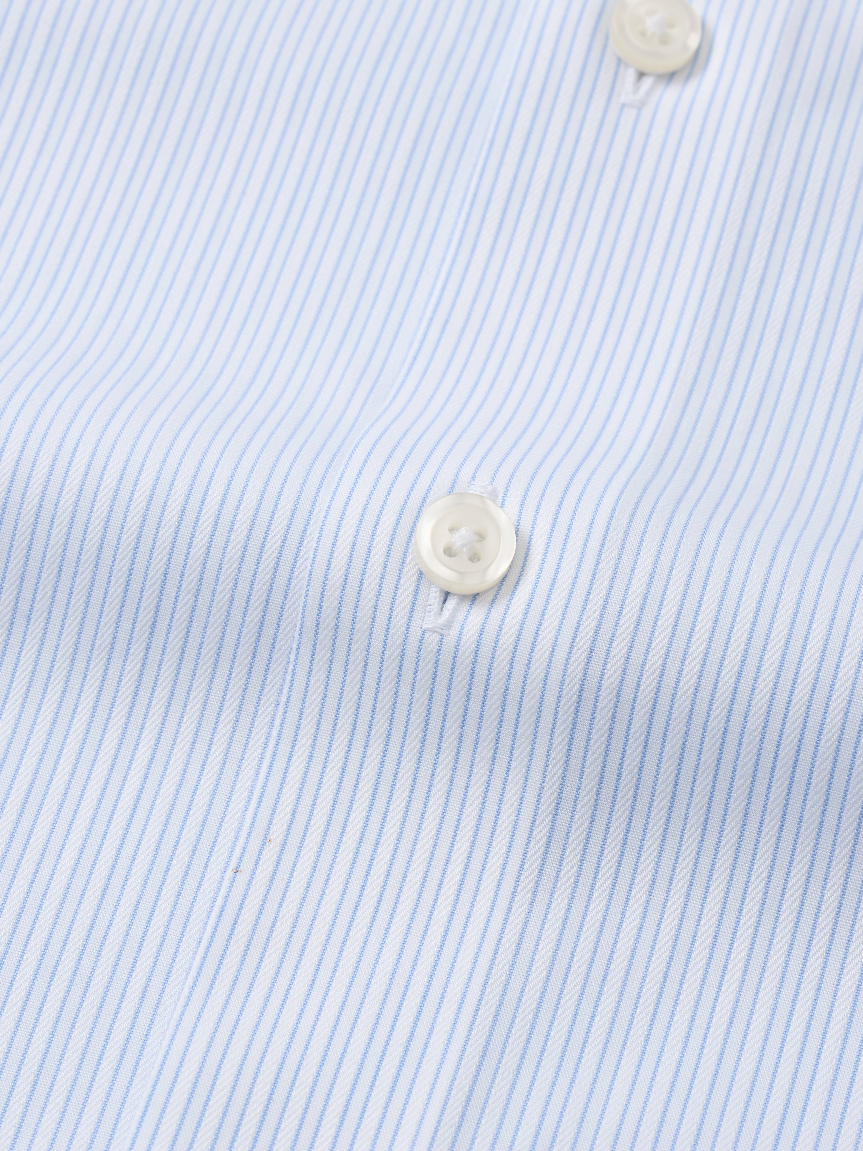 Greenwich Light Blue Textured Stripe Shirt - Atica Man
