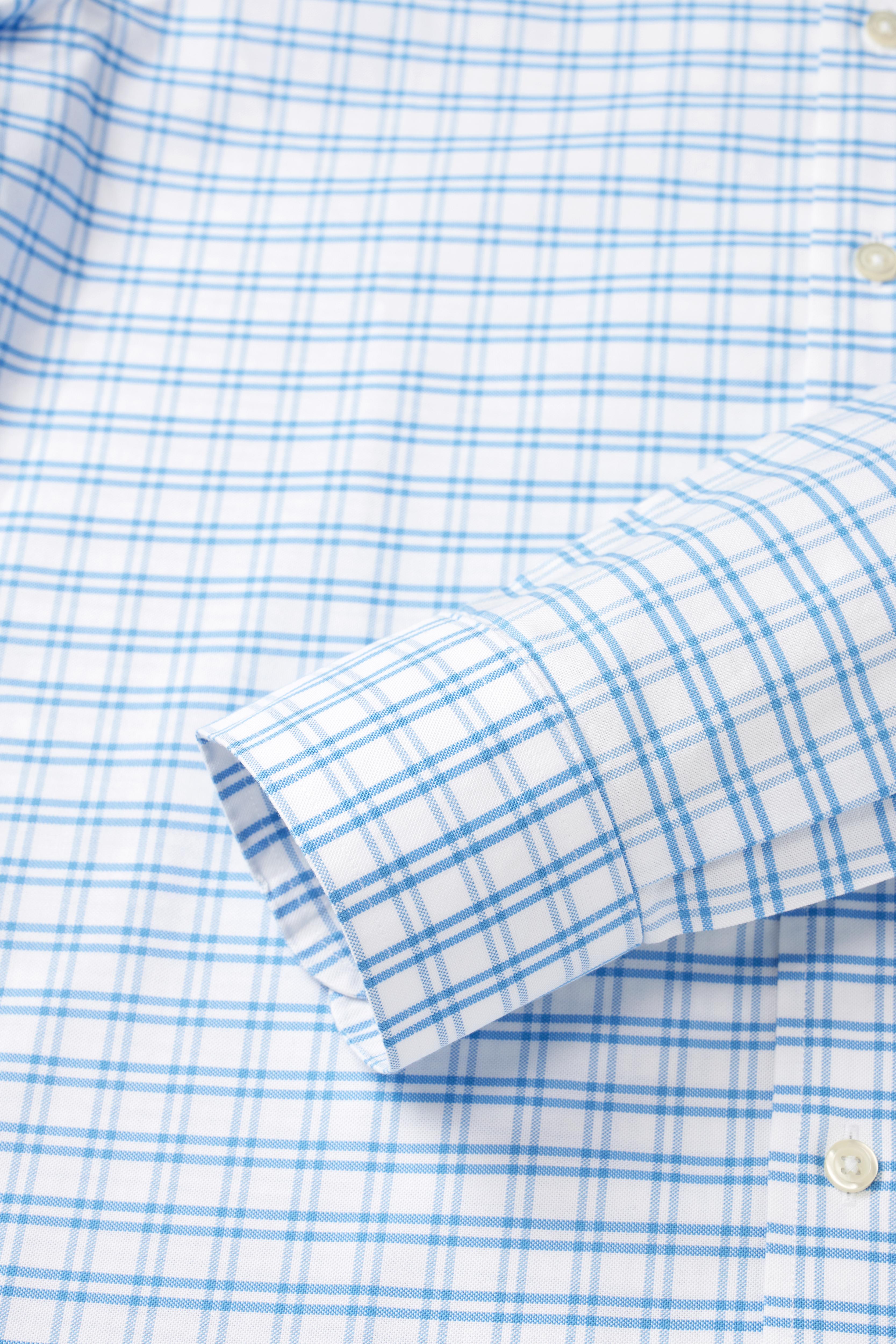 EVERYDAY Light Blue Grid Shirt - Atica Man