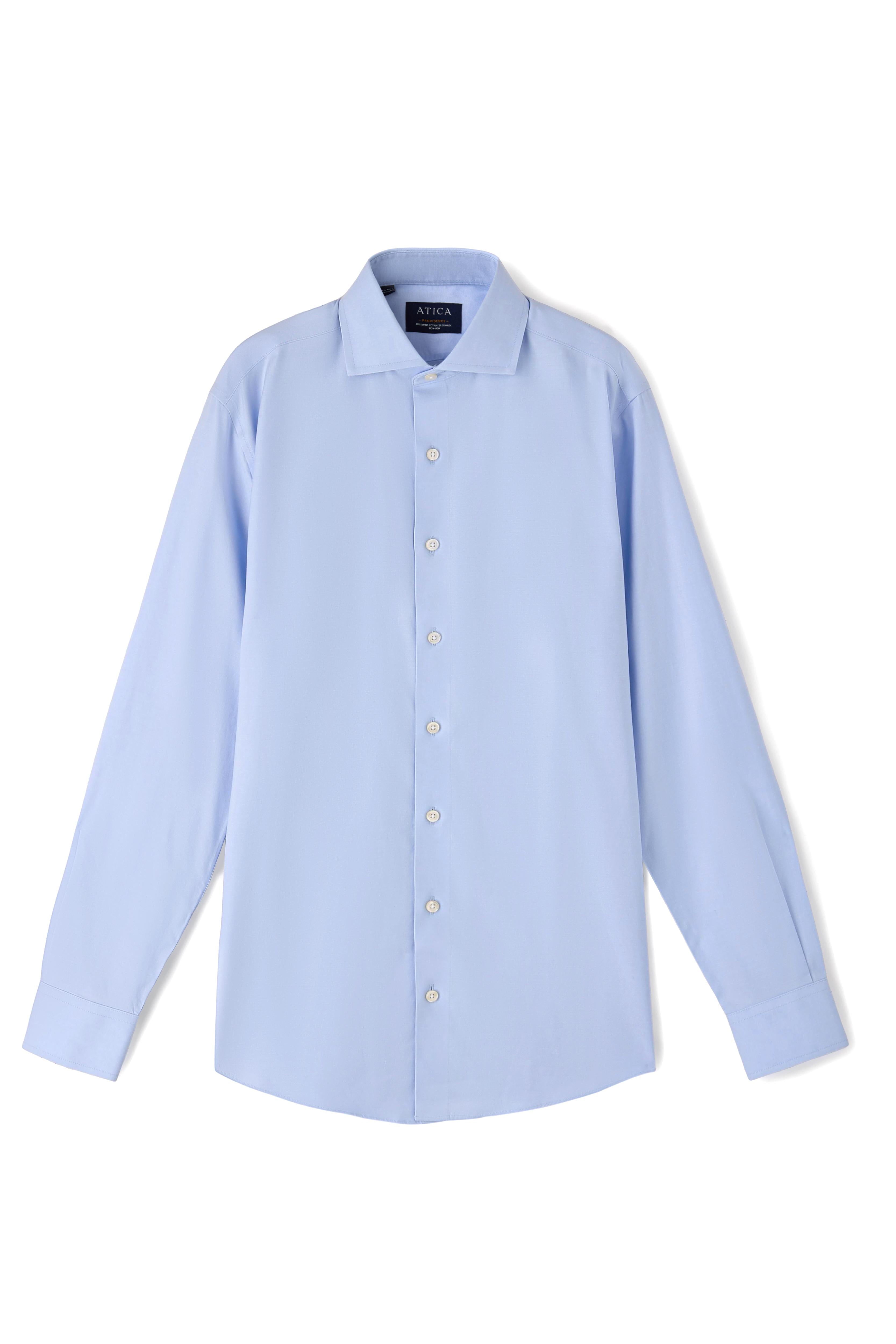 Providence Sky Blue Shirt Contemporary (Slim) / 15.5 / Short (30-31)