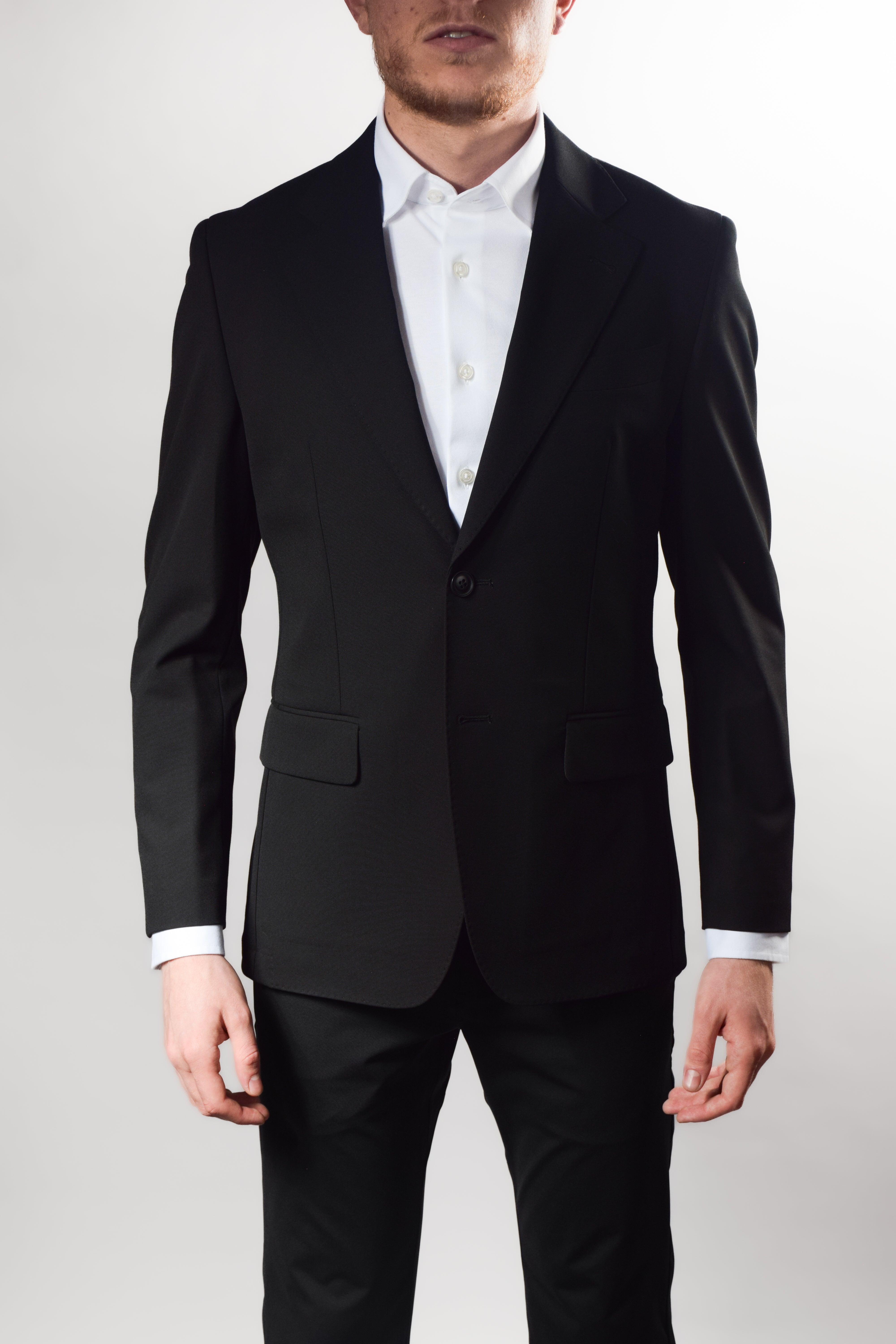 Washable Travel Blazer Black | Classic