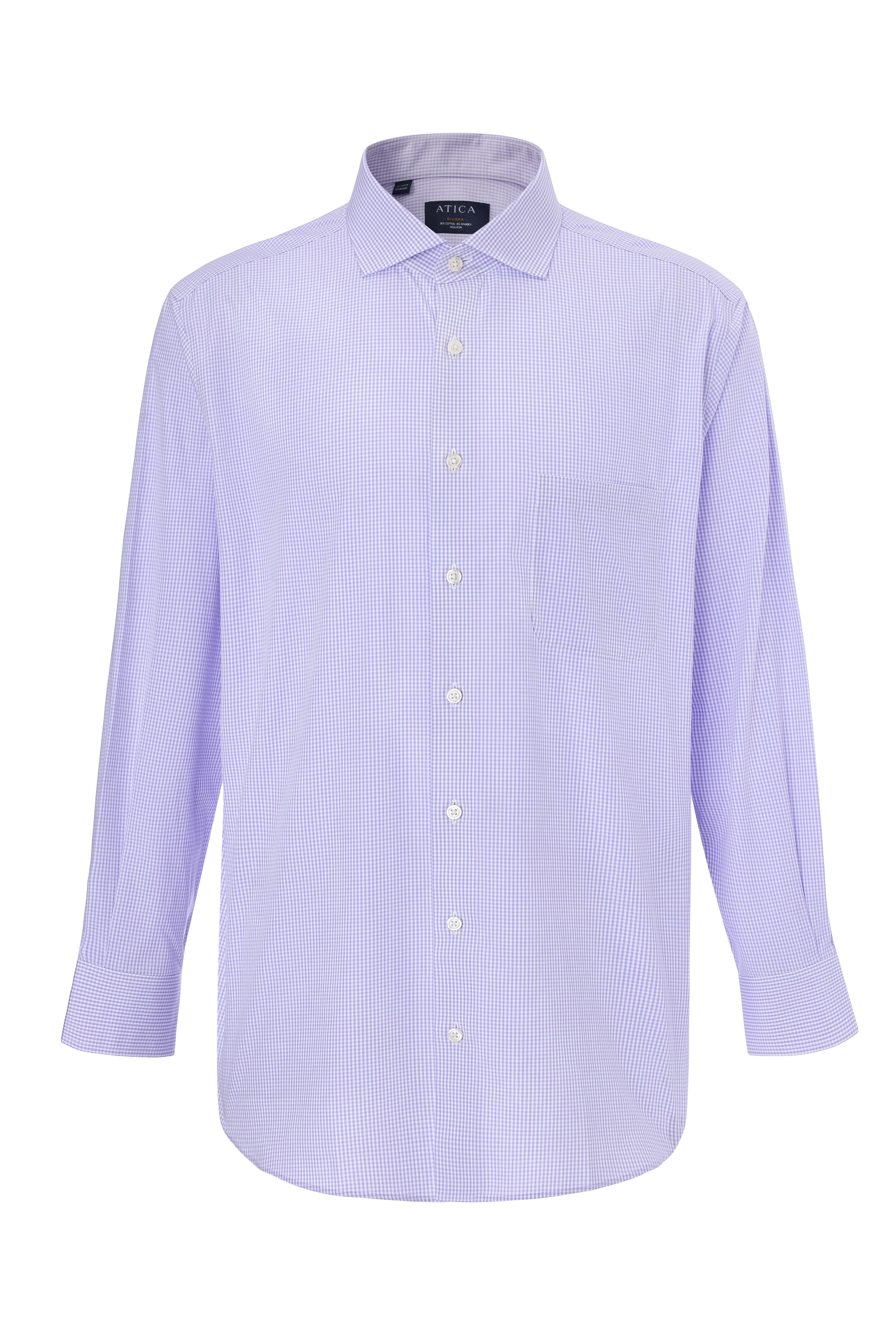 Riviera Lavender Gingham Shirt
